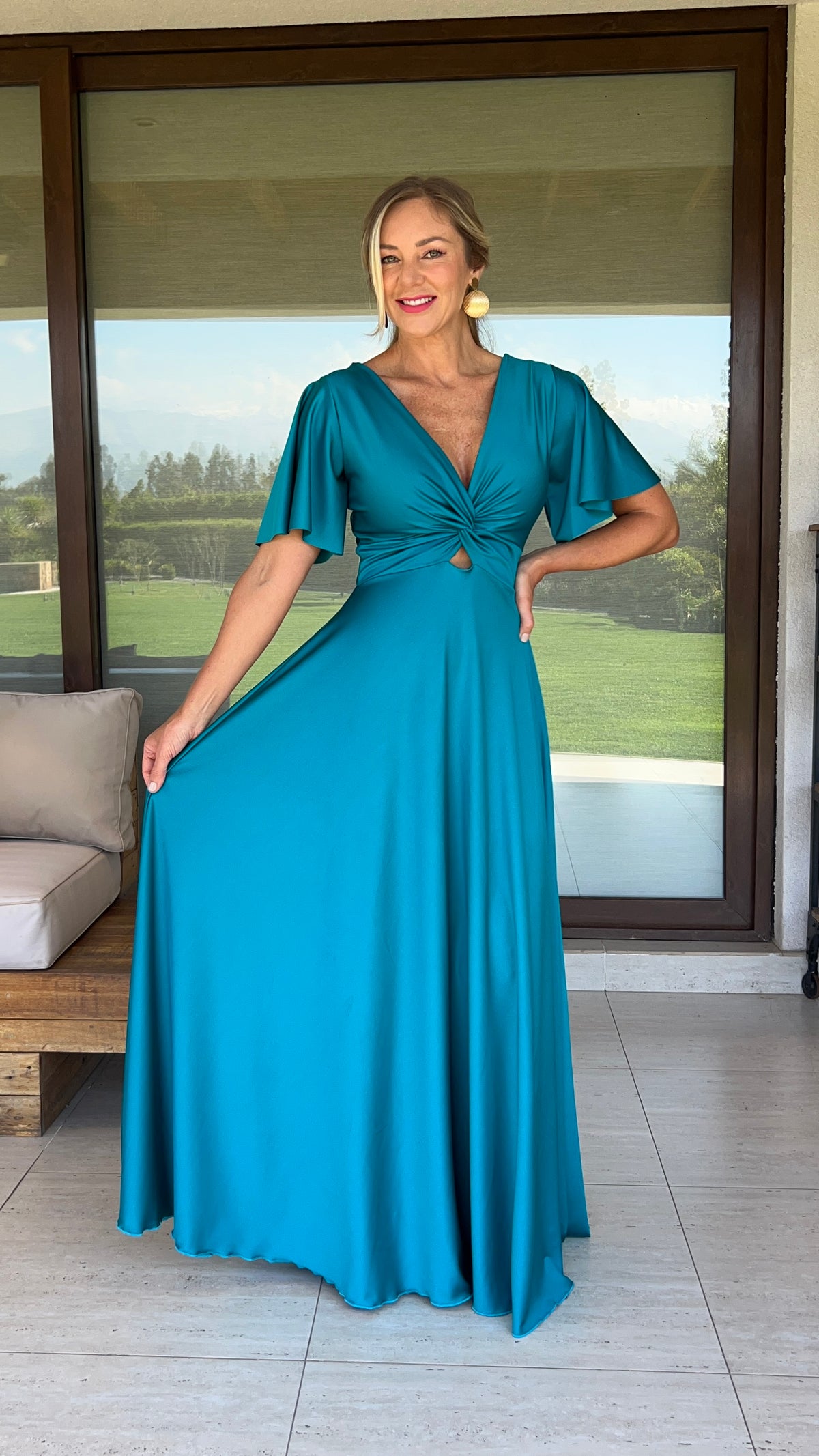 Vestido Miranda Turquesa
