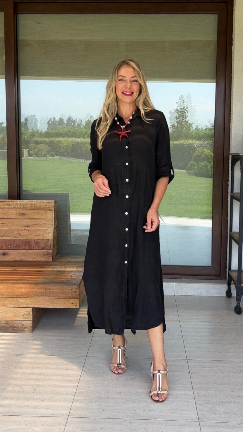 Vestido Camisola Negro