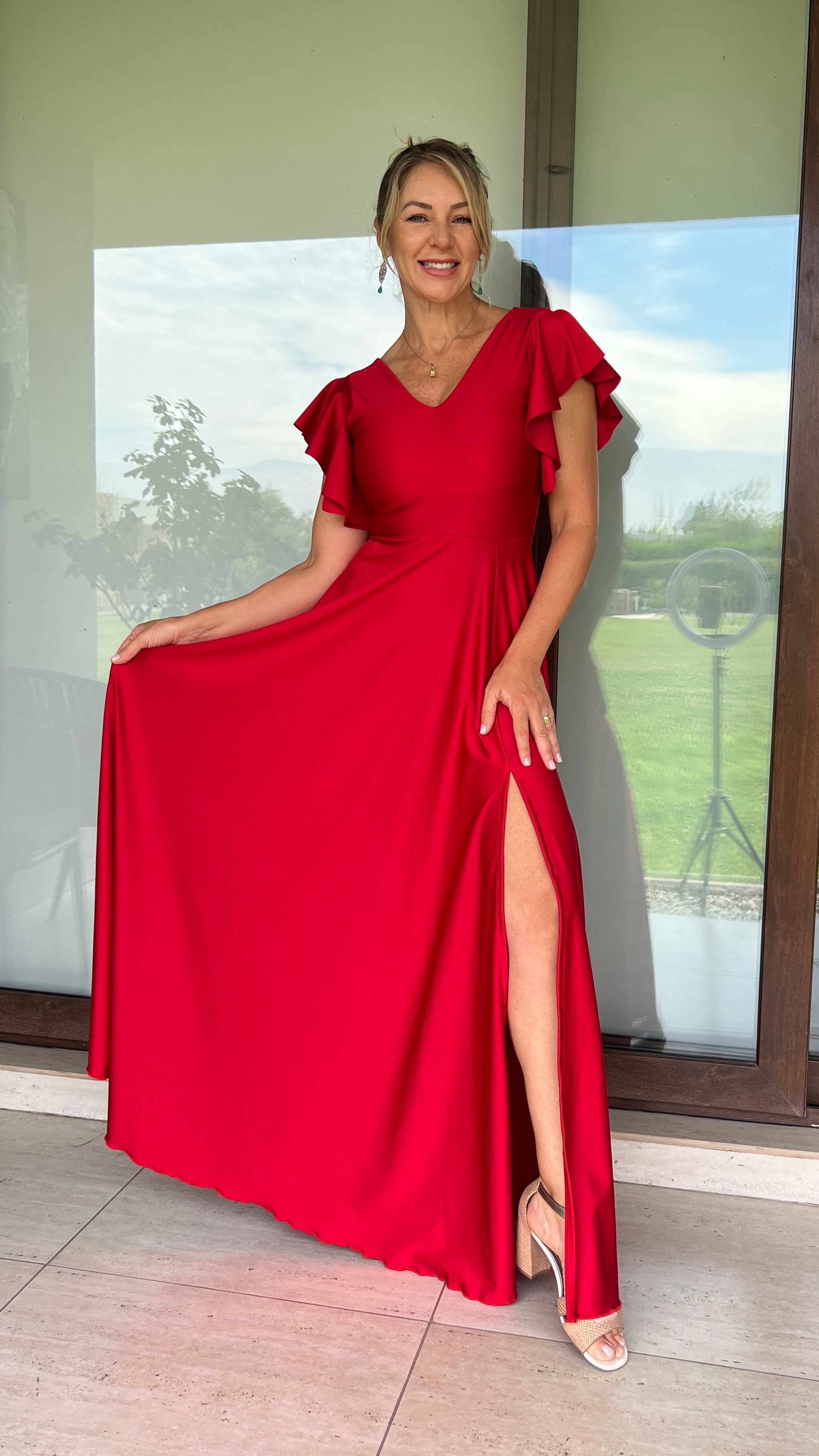 Vestido Lorenza Rojo
