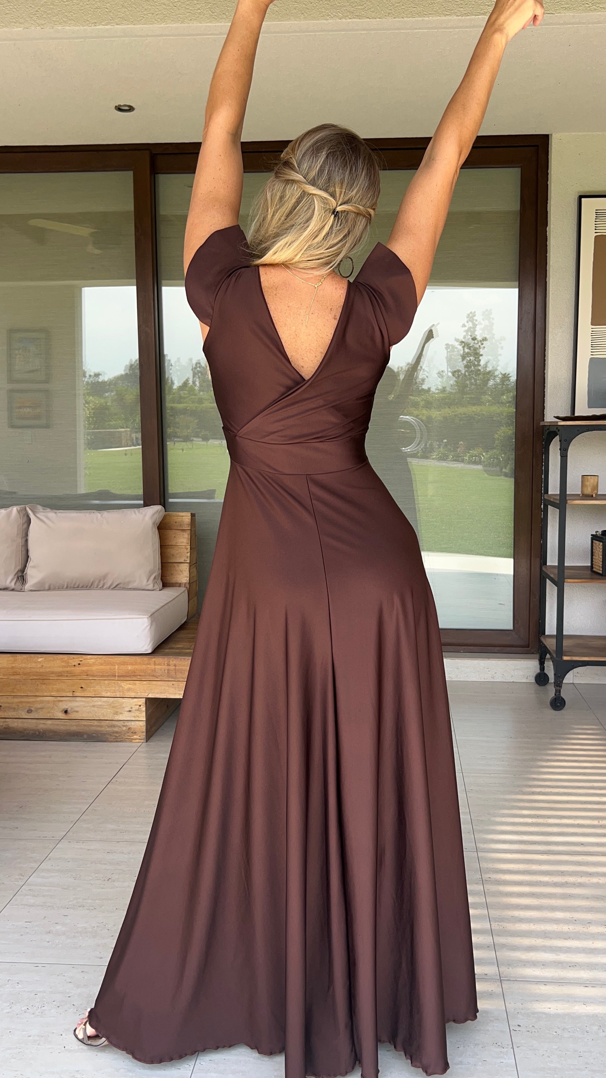 Vestido Isabella Dupont Chocolate
