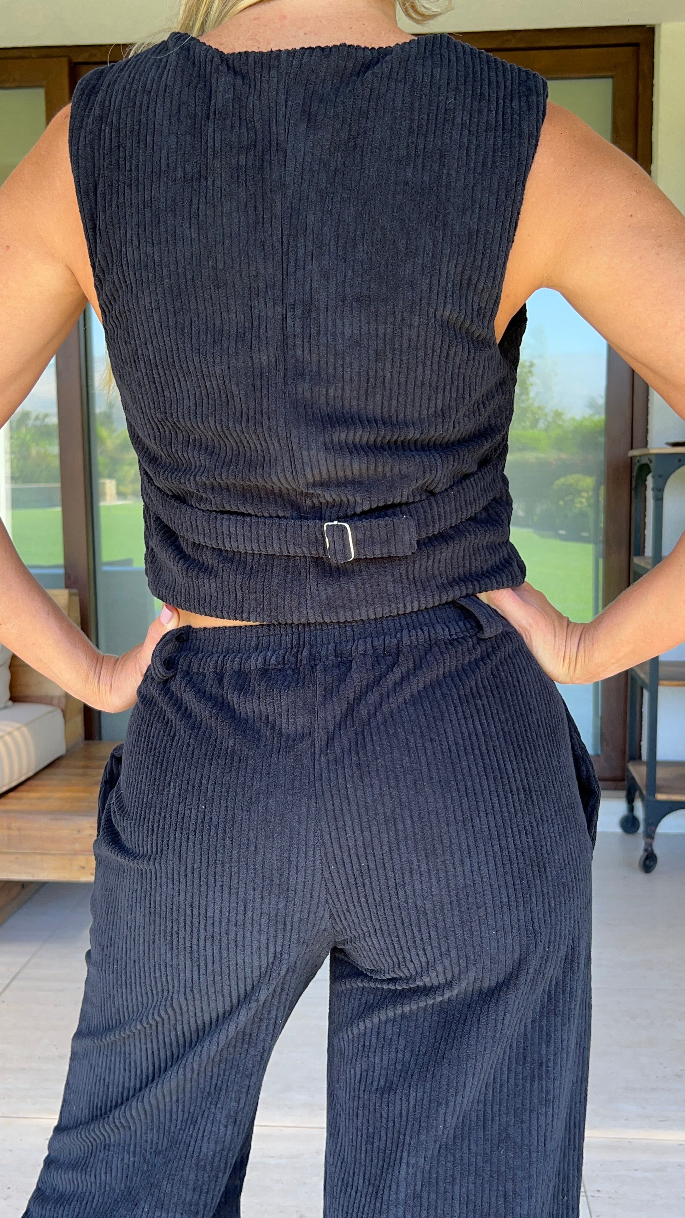 Conjunto Cotelé Negro