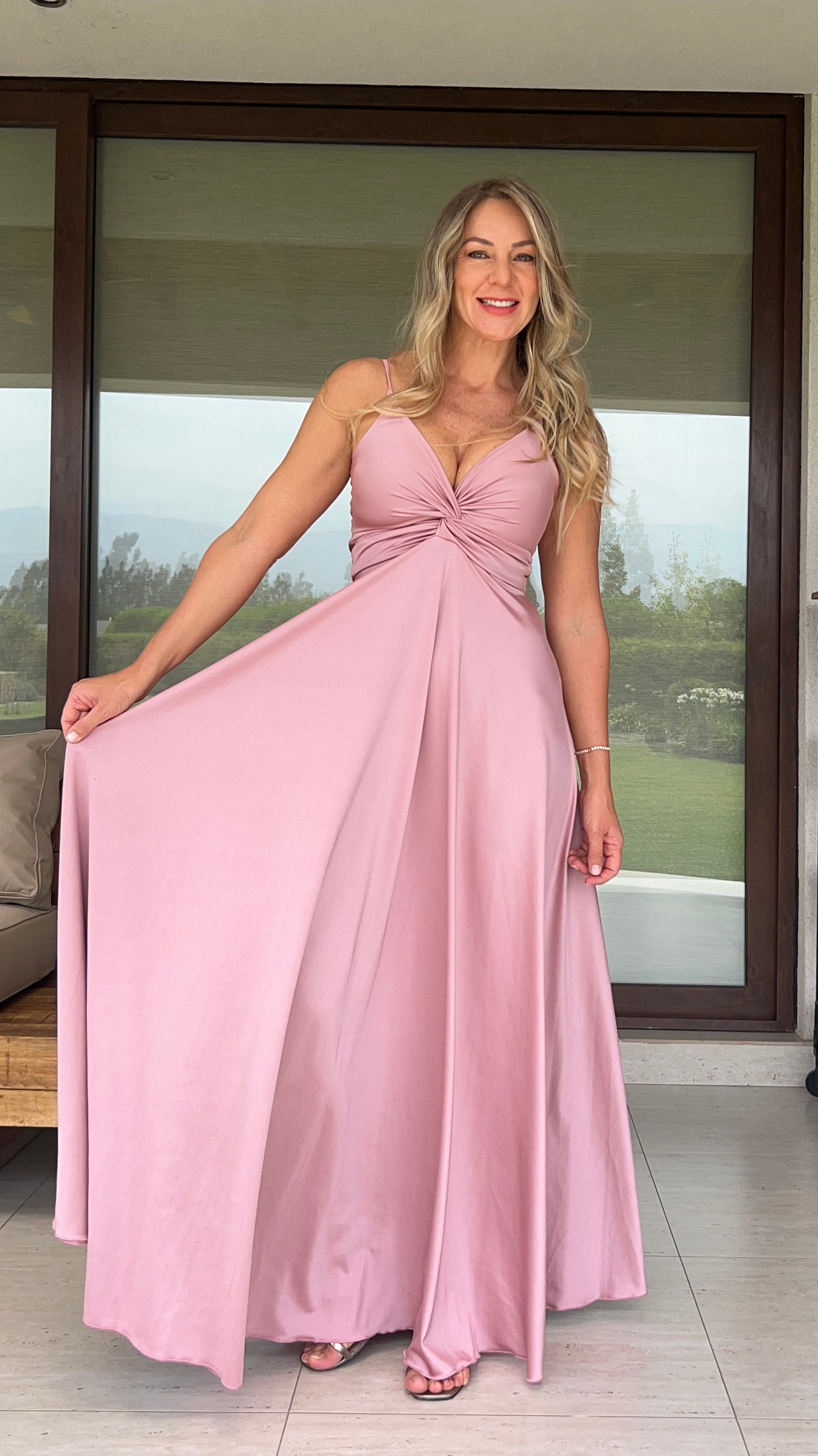 Vestido Amanda Dupont Palo Rosa | Vestido Largo de Fiesta | Vestido Rosado| Amoramar.cl 2