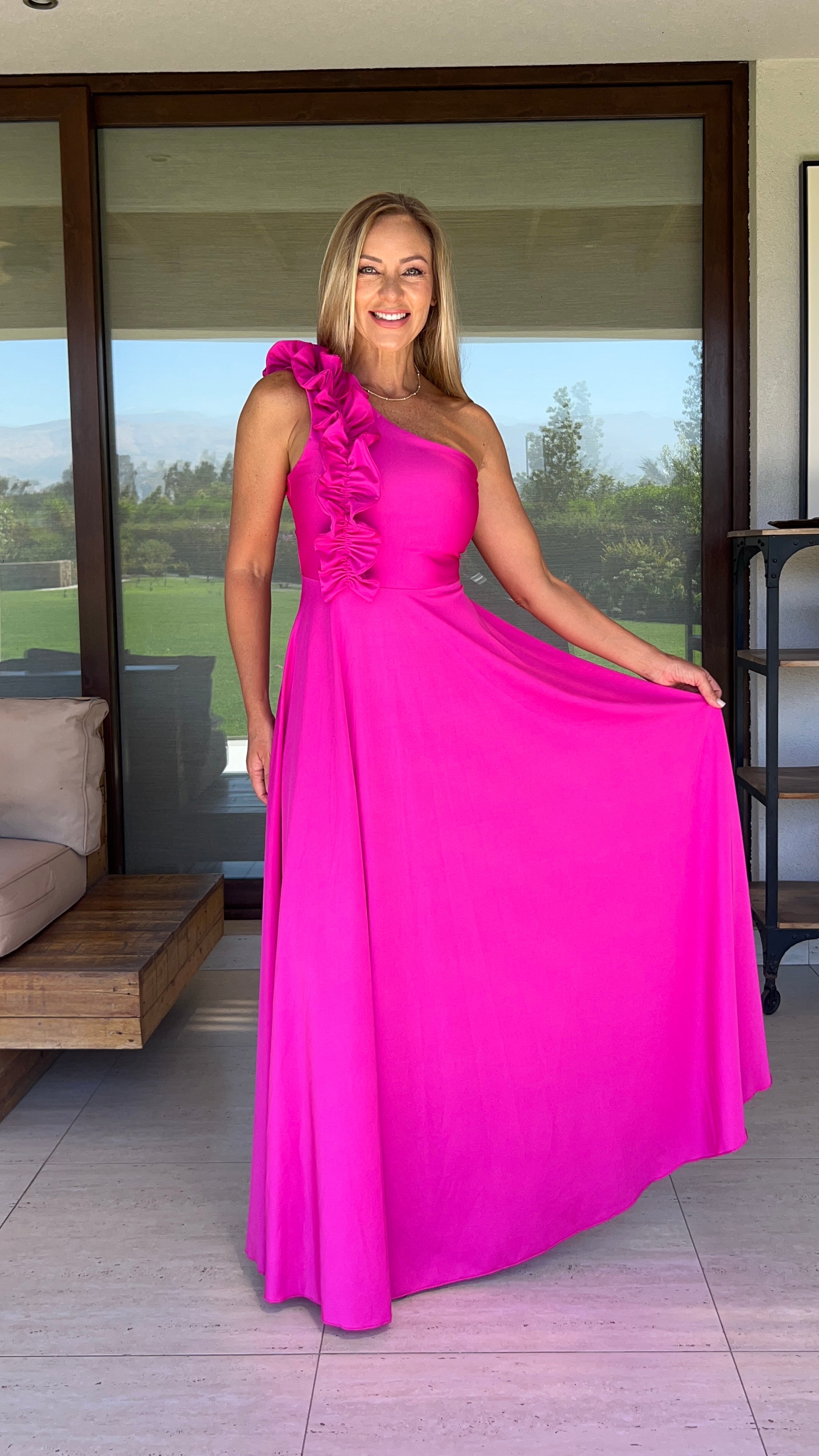 Vestido Camila Fucsia