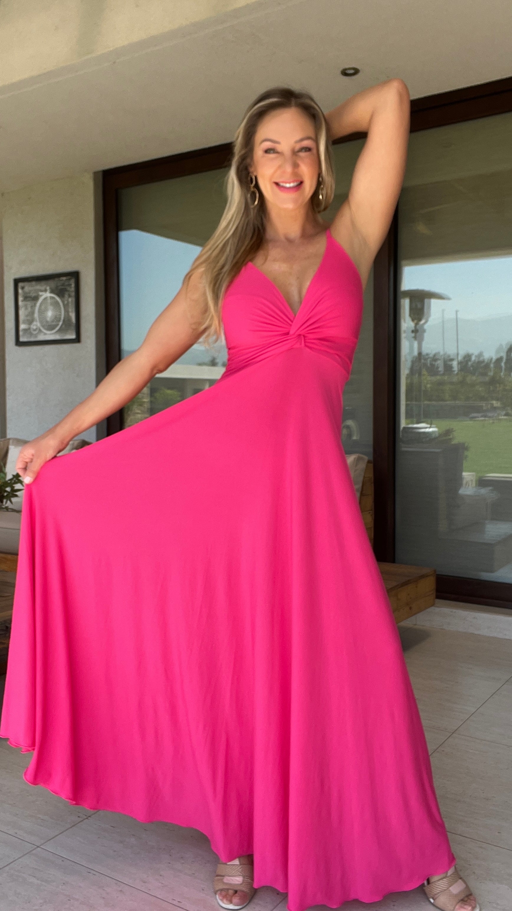 Vestido Amanda Ity Fucsia