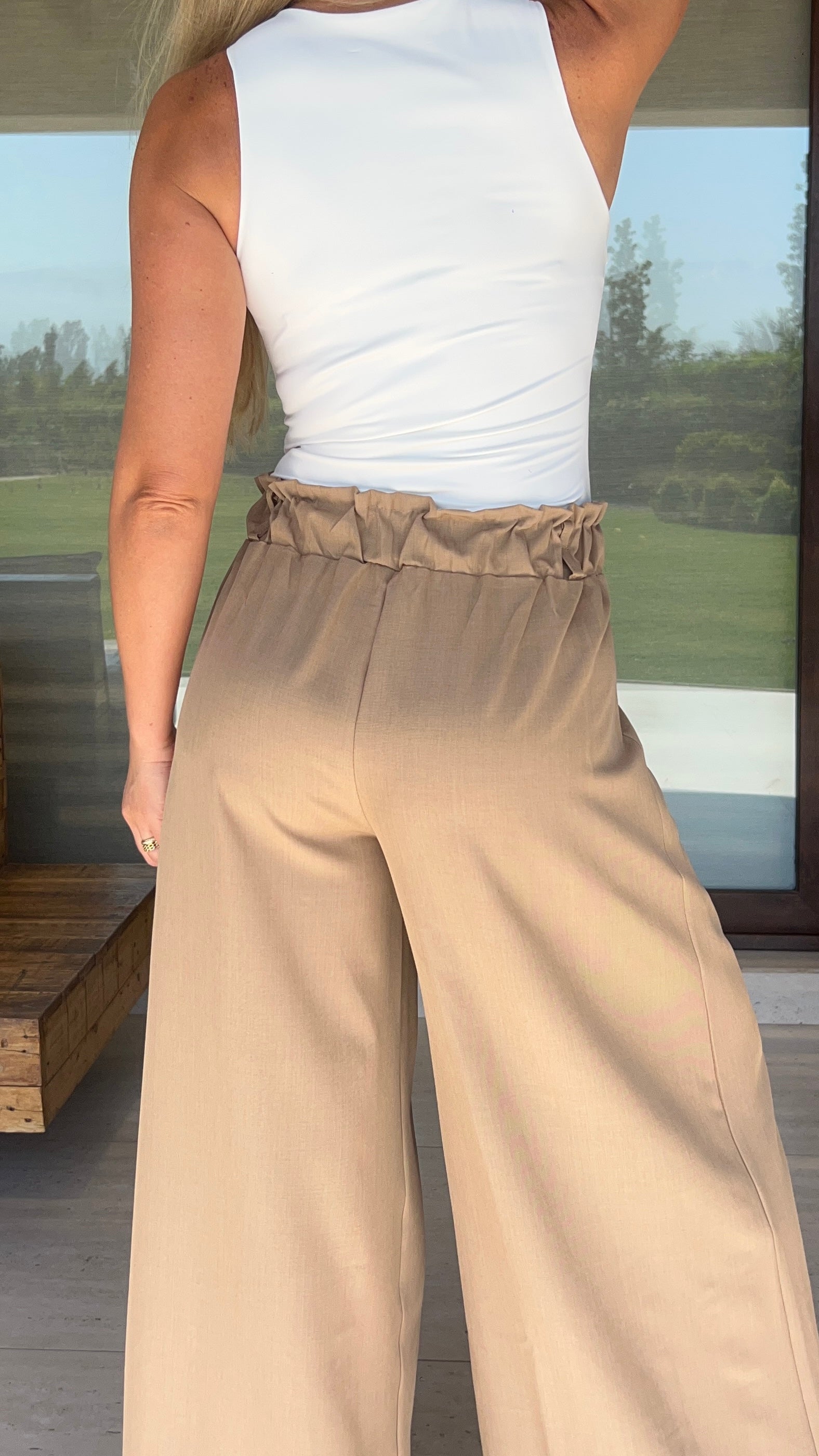 Pantalón Sastrero Taupé