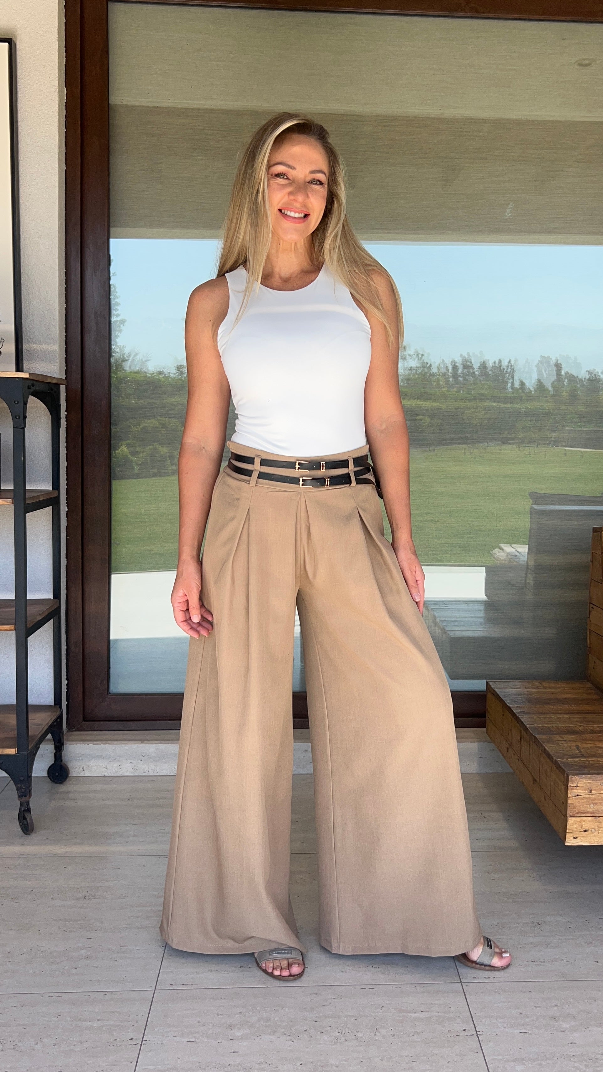 Pantalón Sastrero Taupé