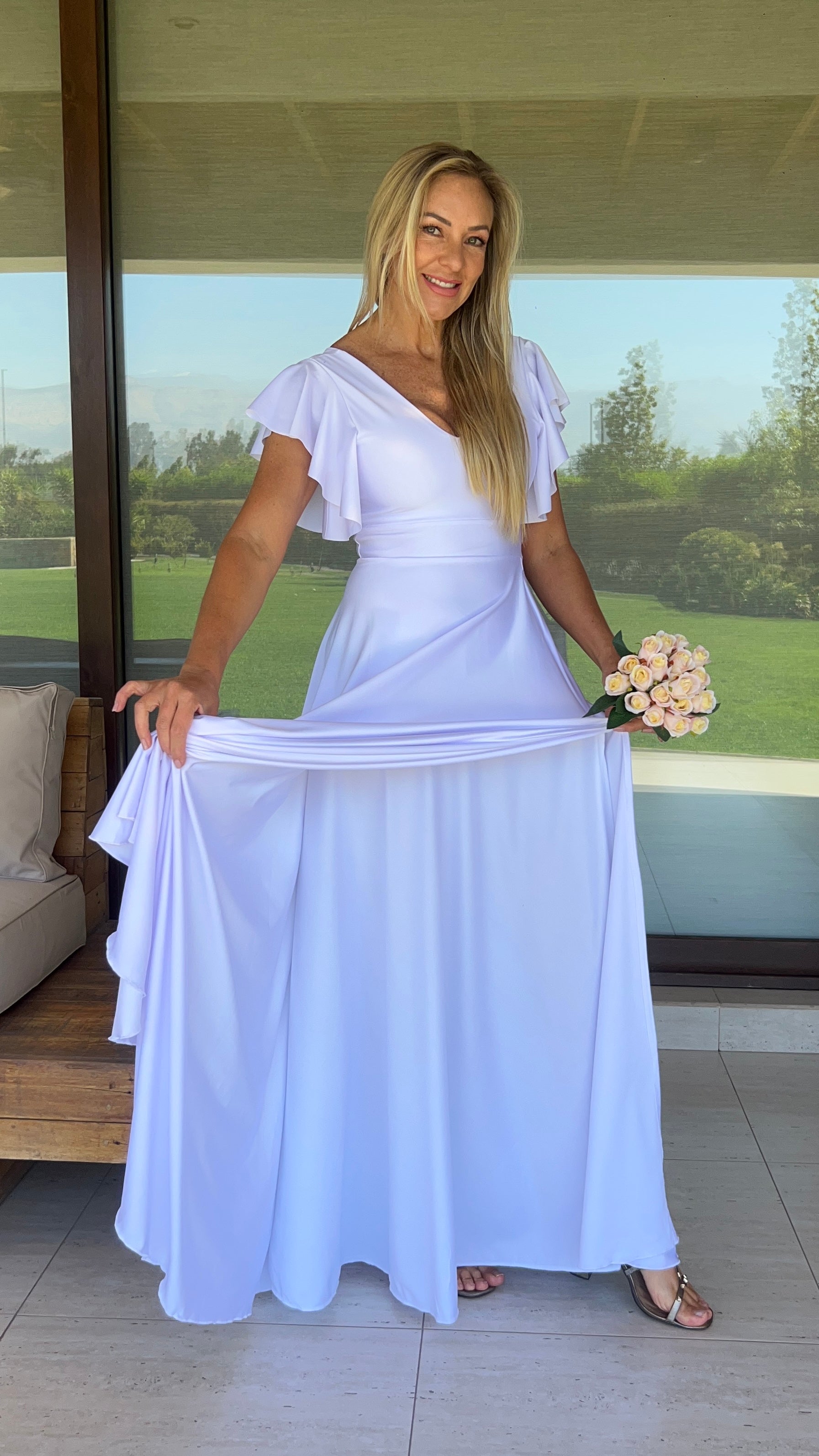 Vestido Lorenza Dupont Blanco