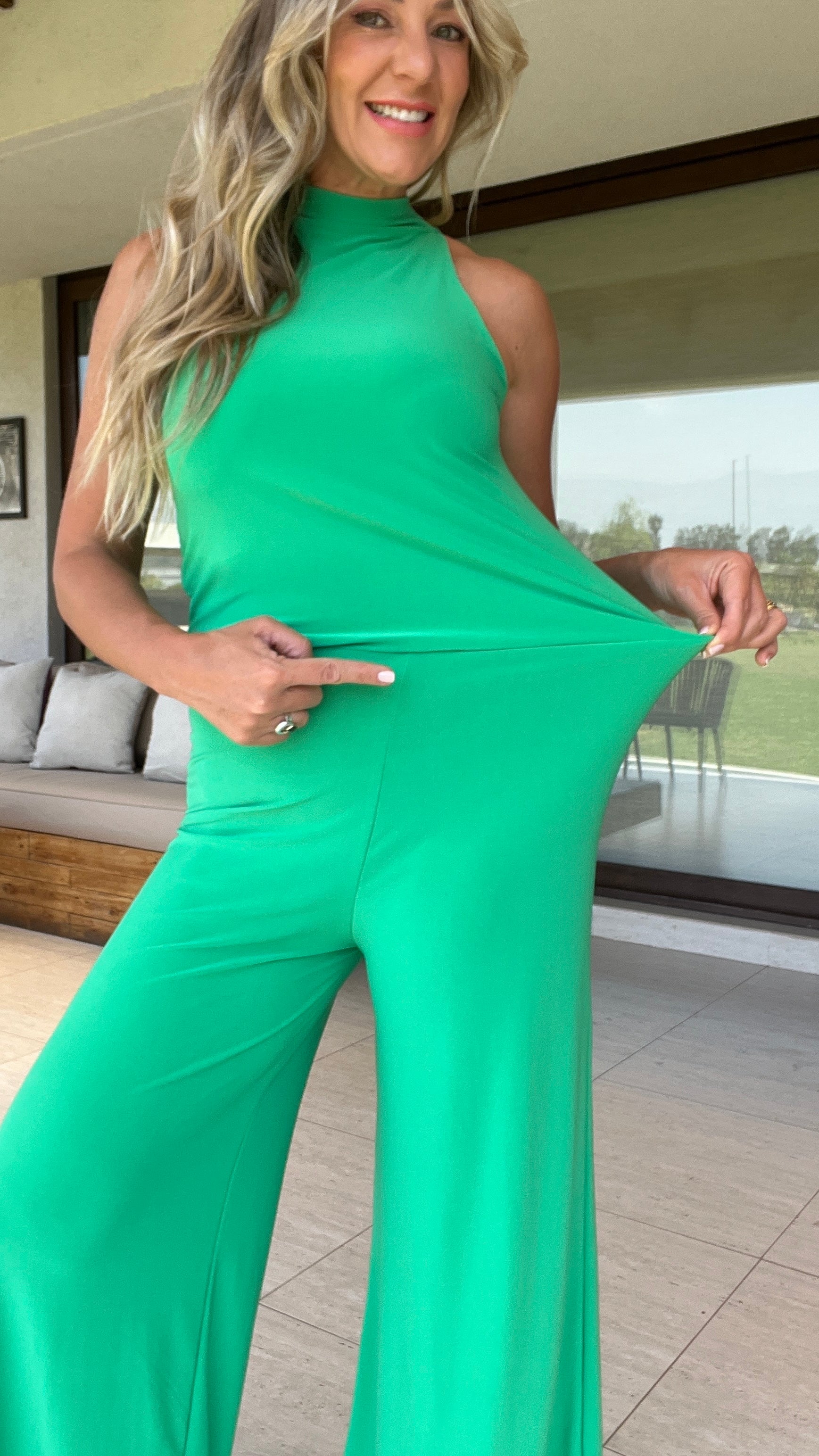 Enterito Halter Verde Cata