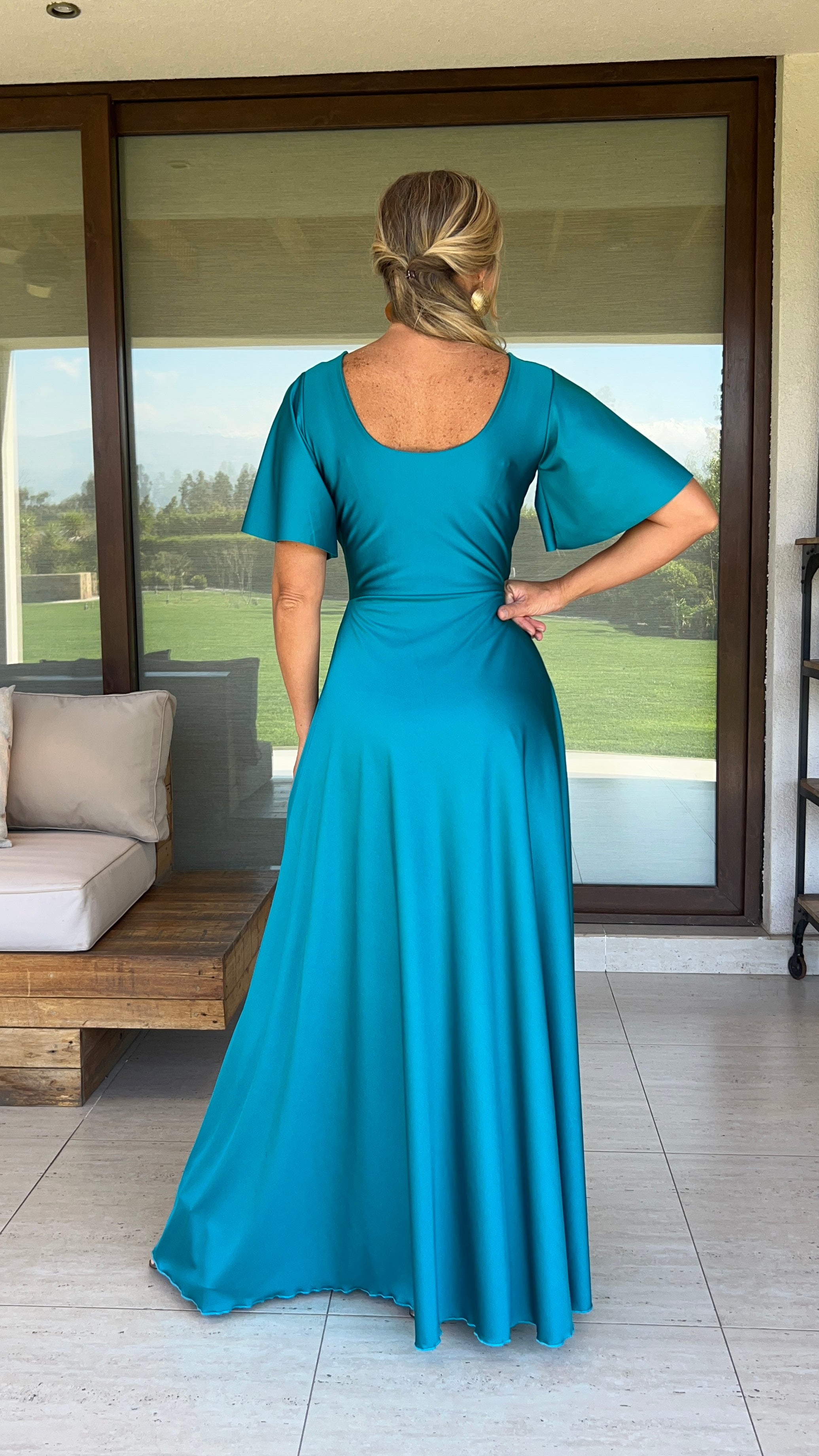 Vestido Miranda Turquesa