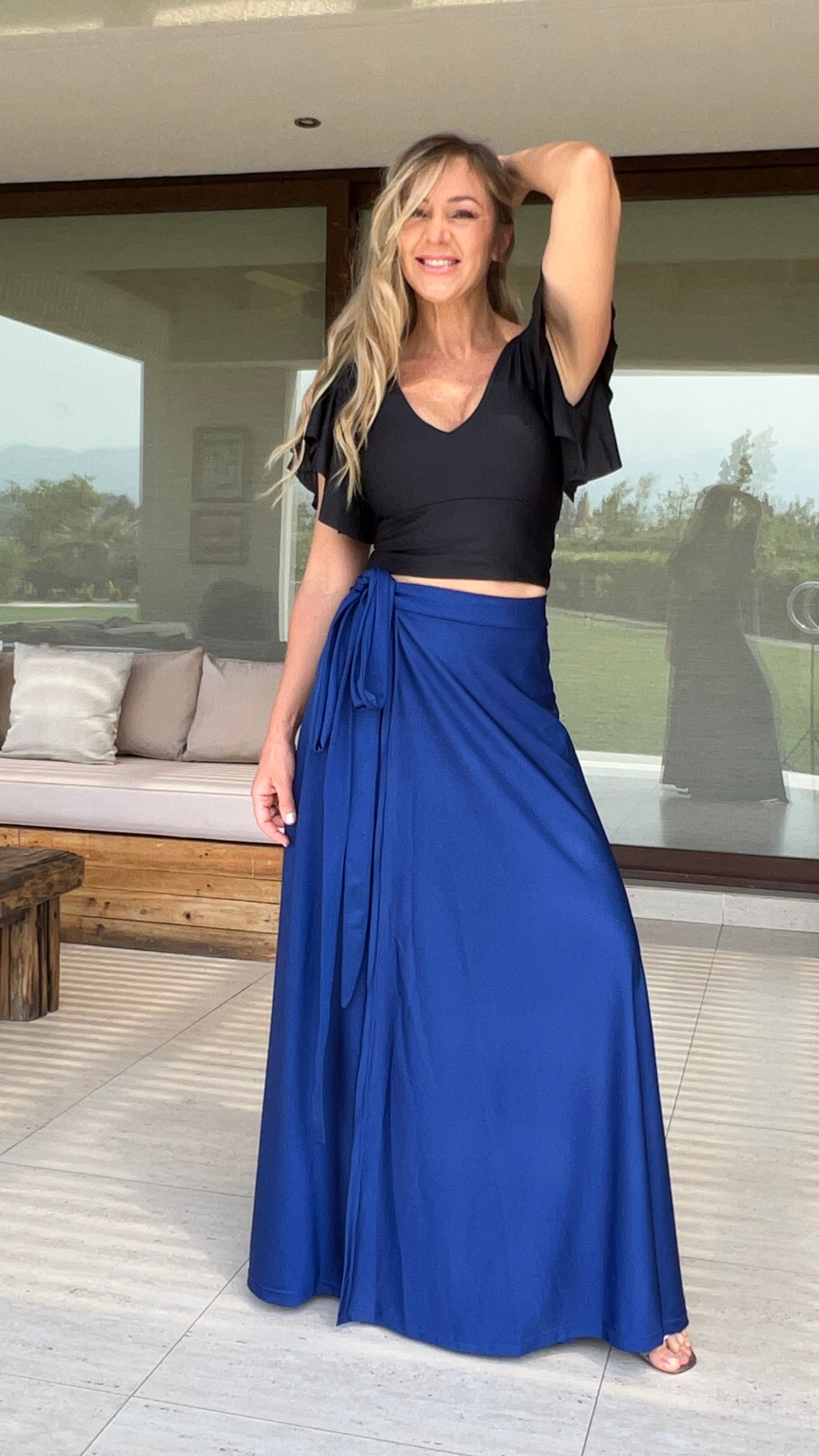 Falda Envolvente Dupont Azul Rey