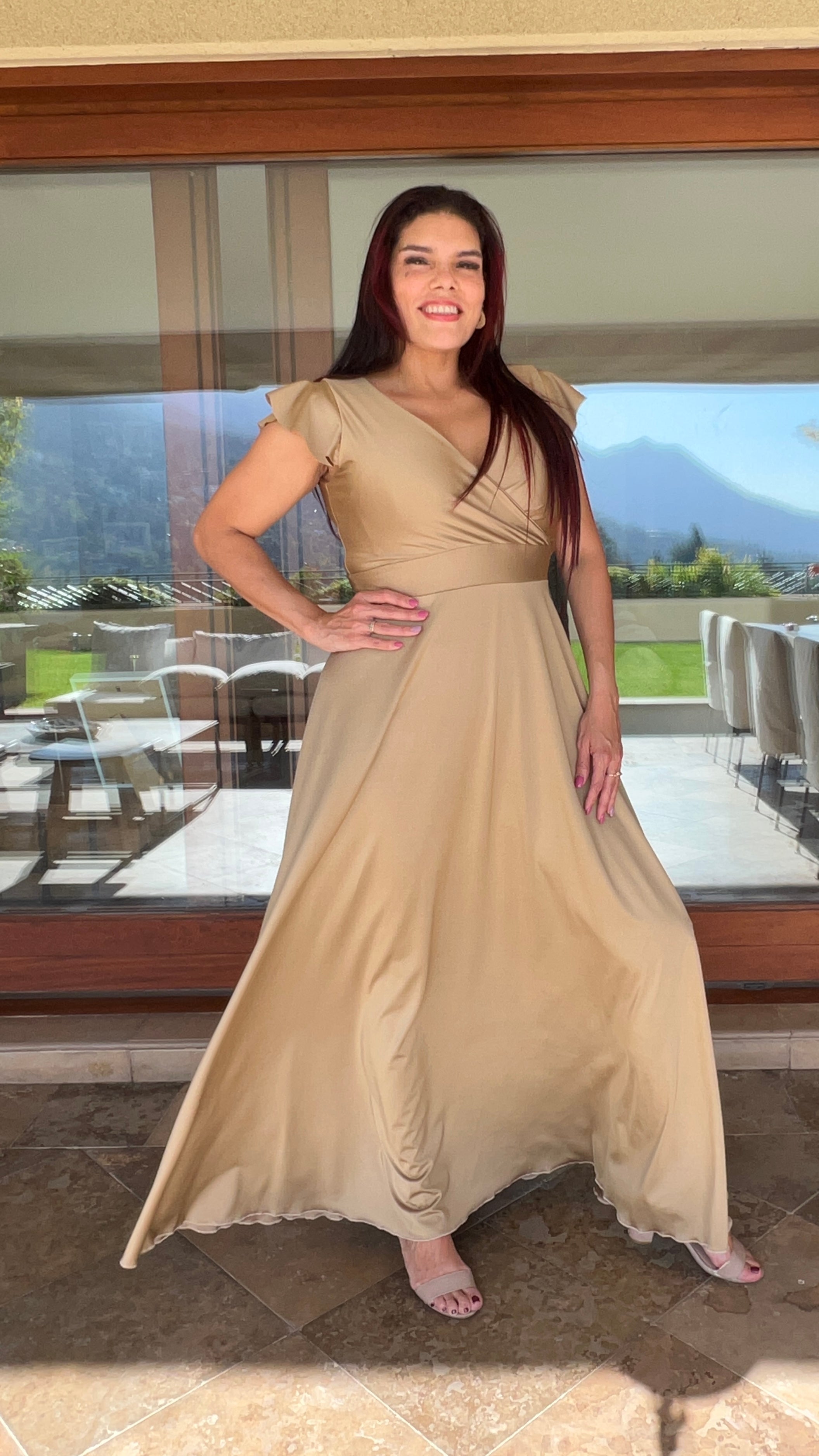 Vestido Isabella Dupont Gold