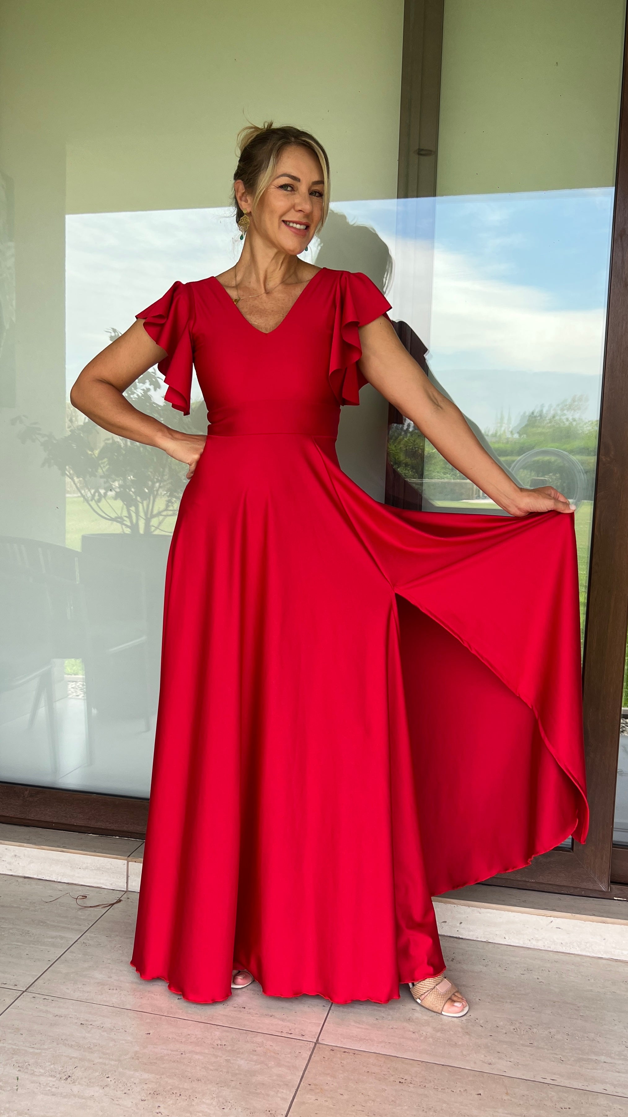 Vestido Lorenza Rojo