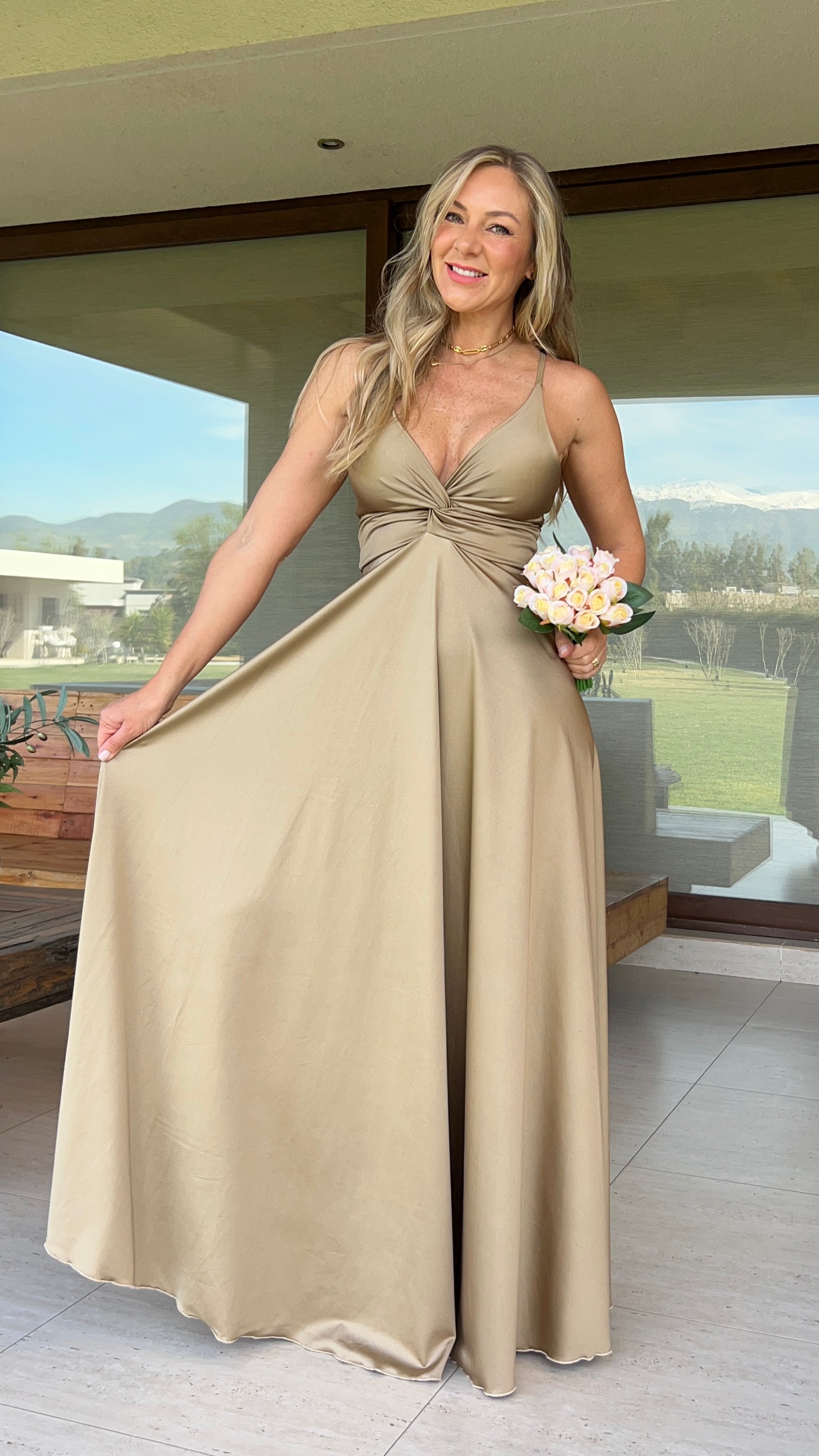 Vestido Amanda Dupont Gold