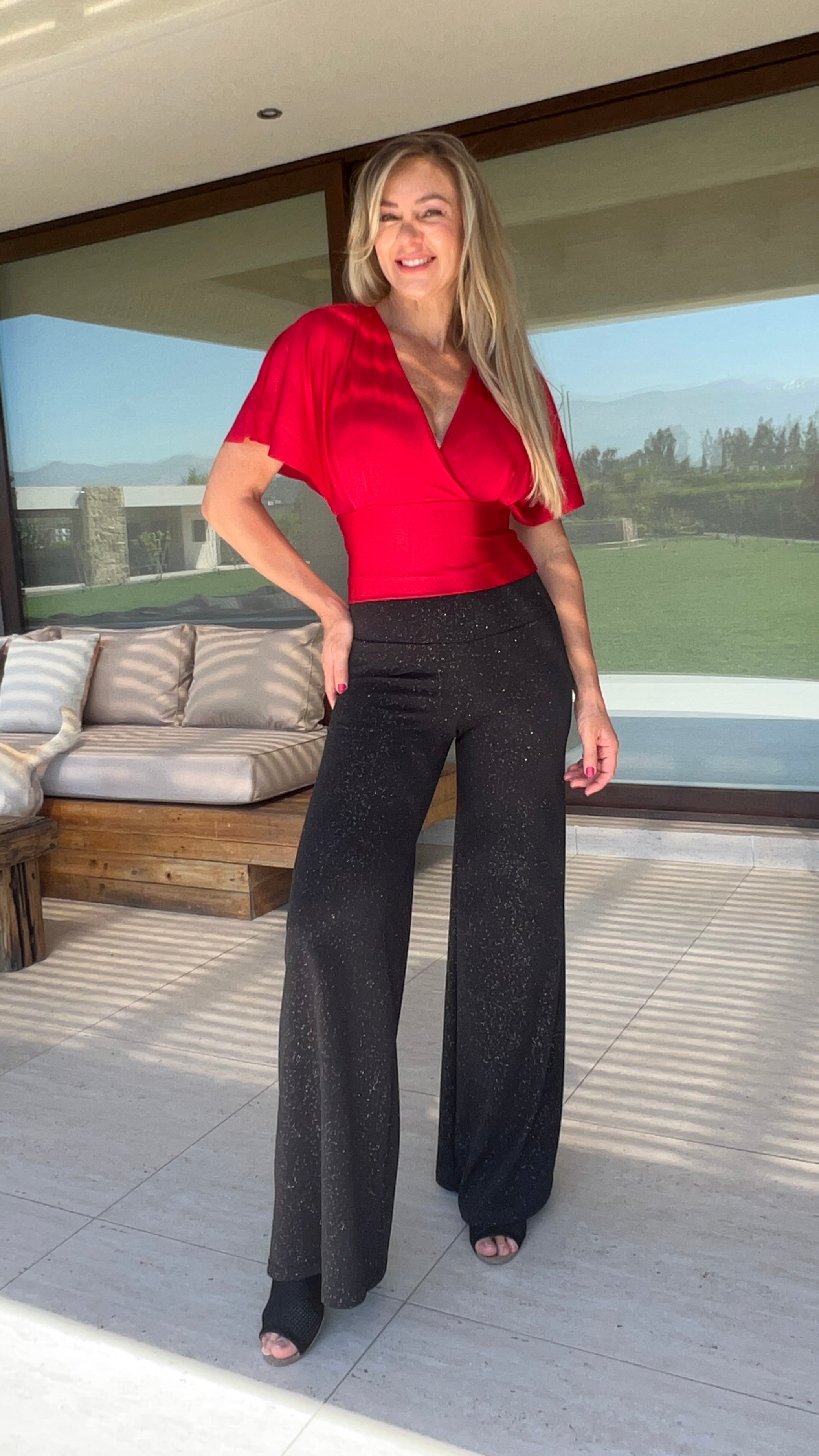 Palazzo Sofía Negro Brillos