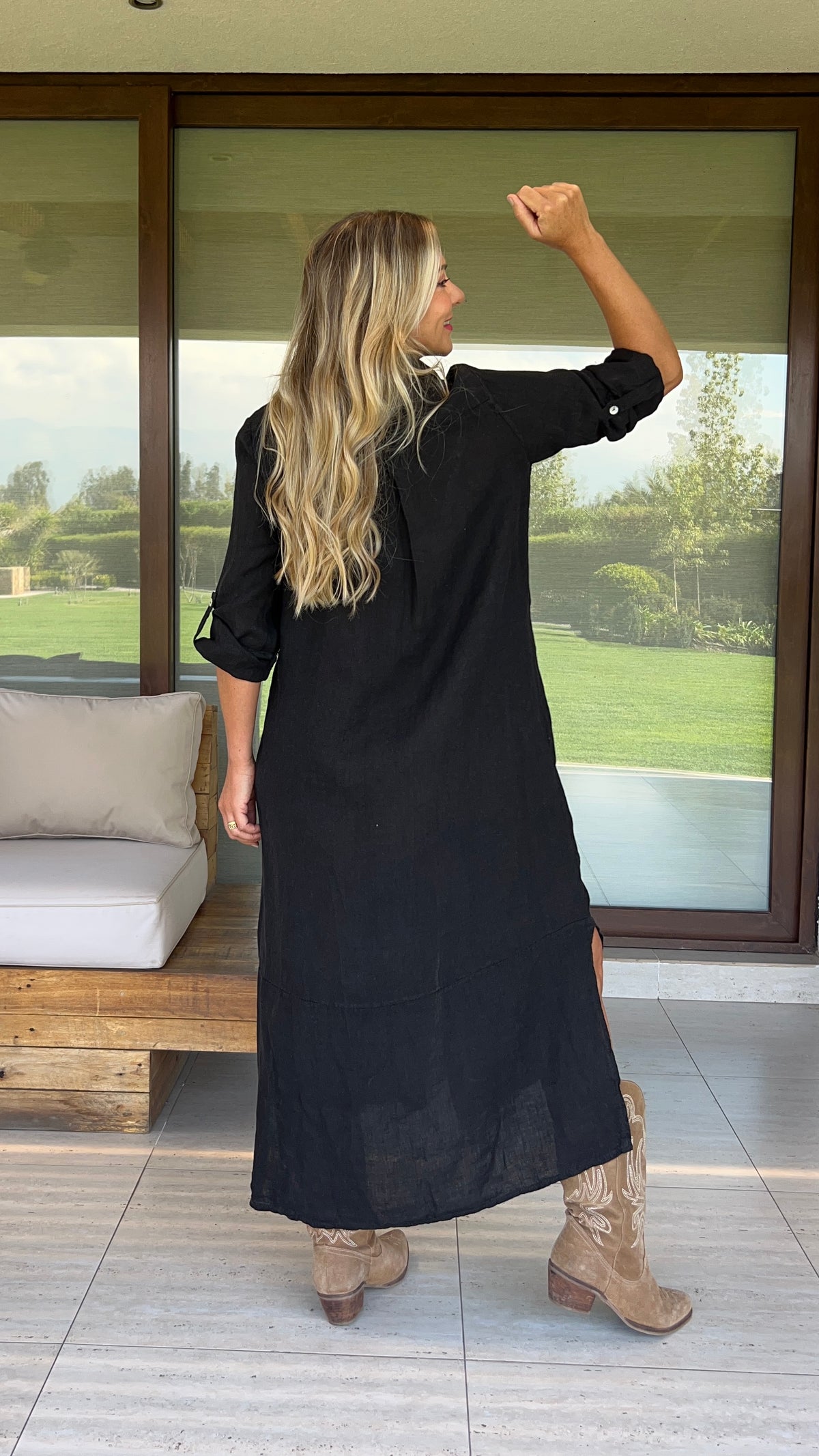 Vestido Camisola Negro