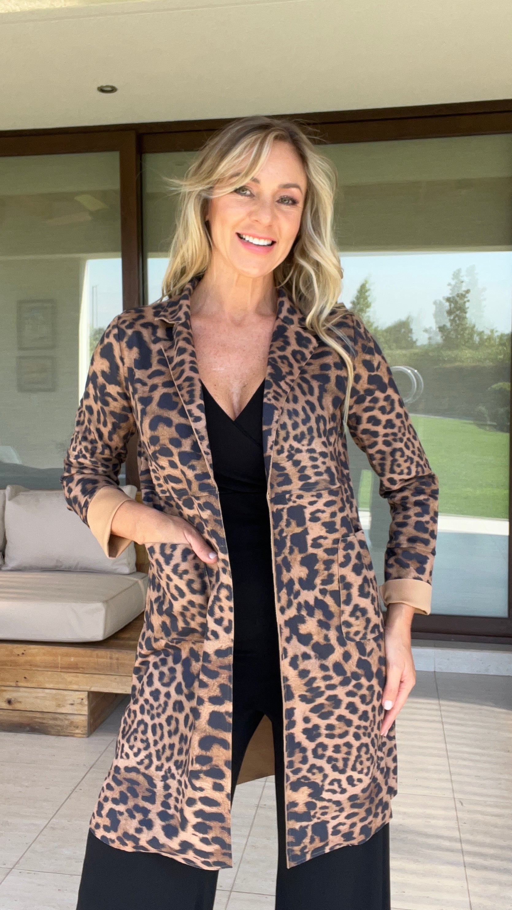 Chaleco Alexa Print