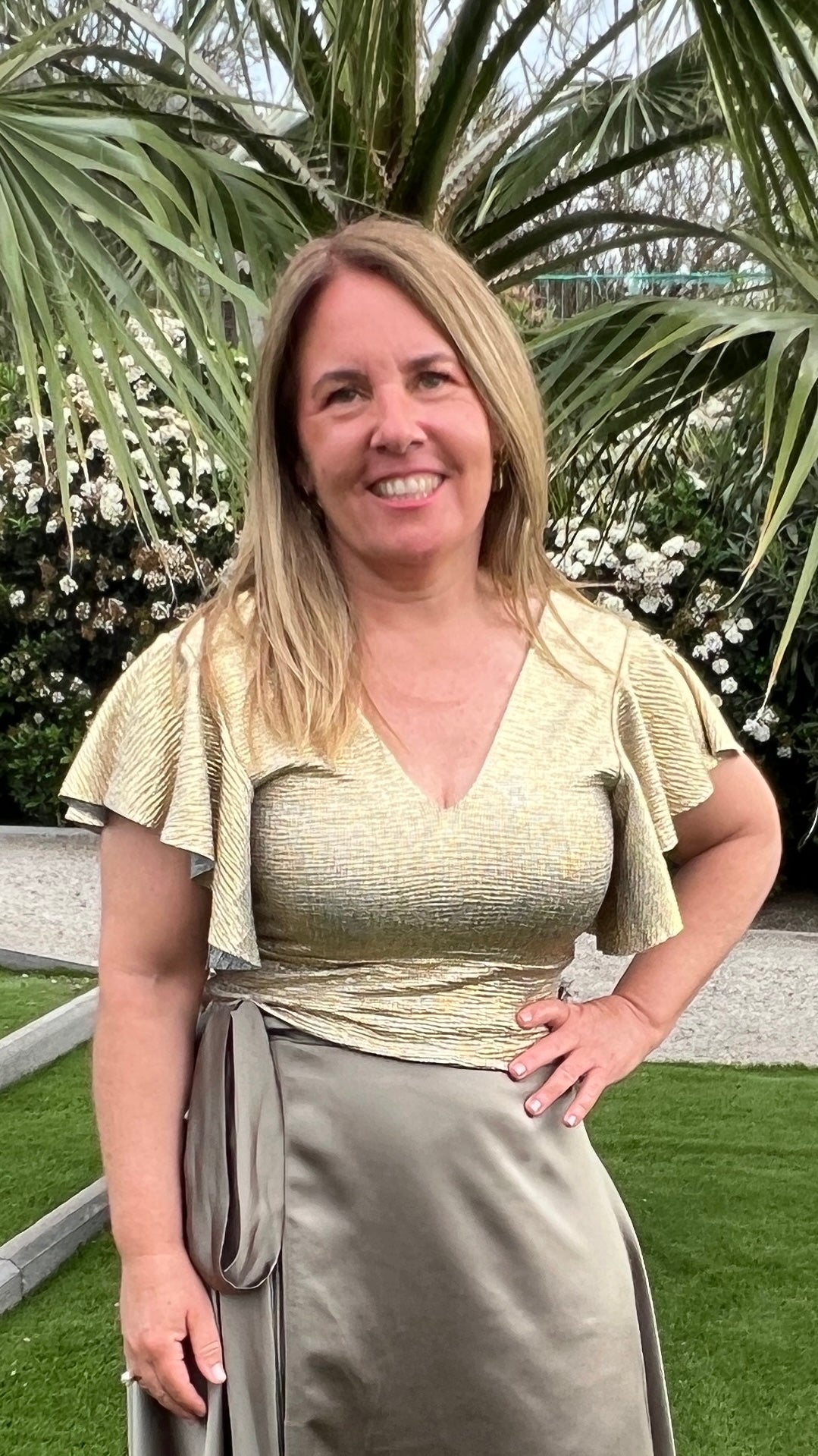 Crop Top Elisa Dorado Texturizado