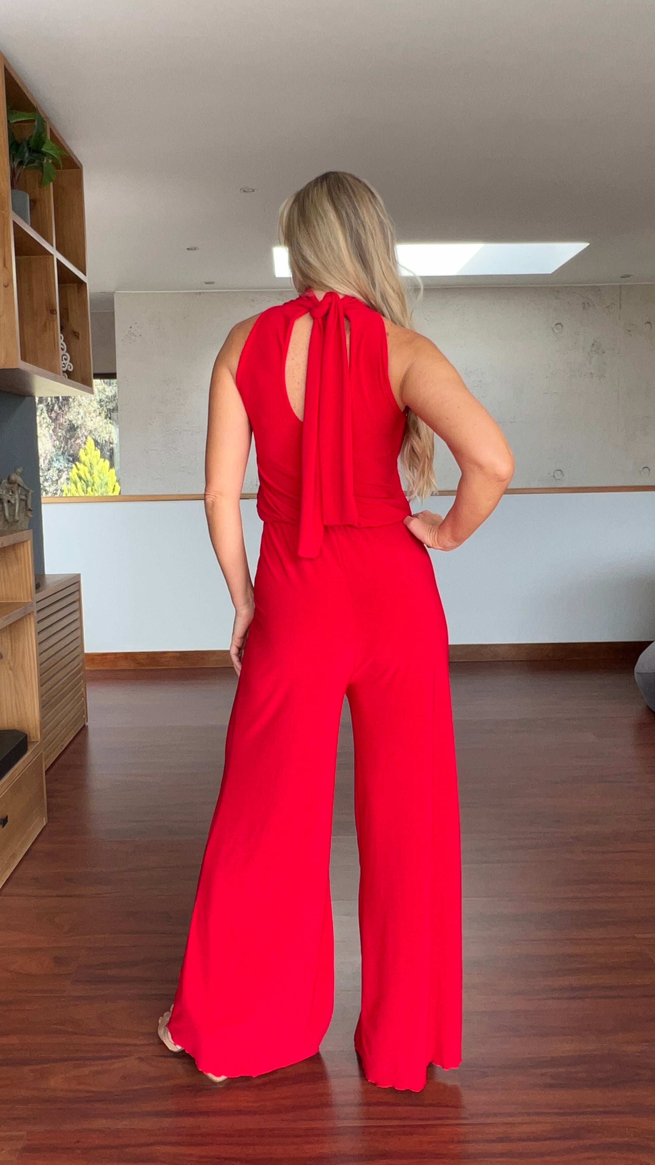 Enterito Halter Rojo| Enterito cuello alto rojo |Amoramar.cl 1