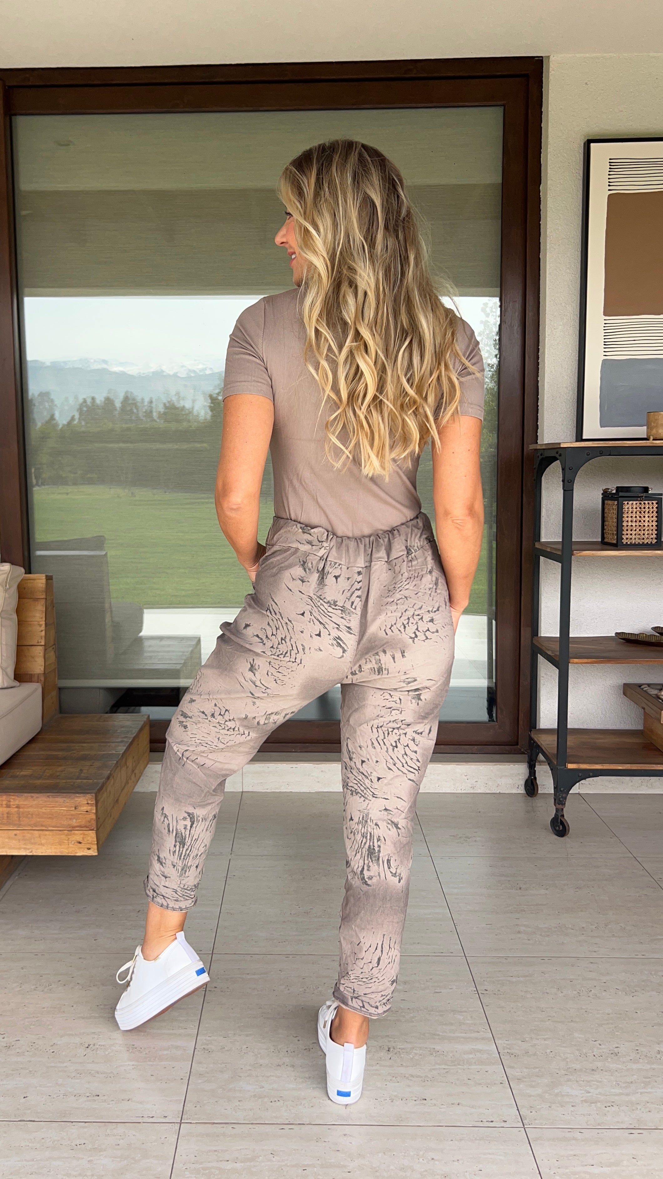 Jogger Italy Taupé