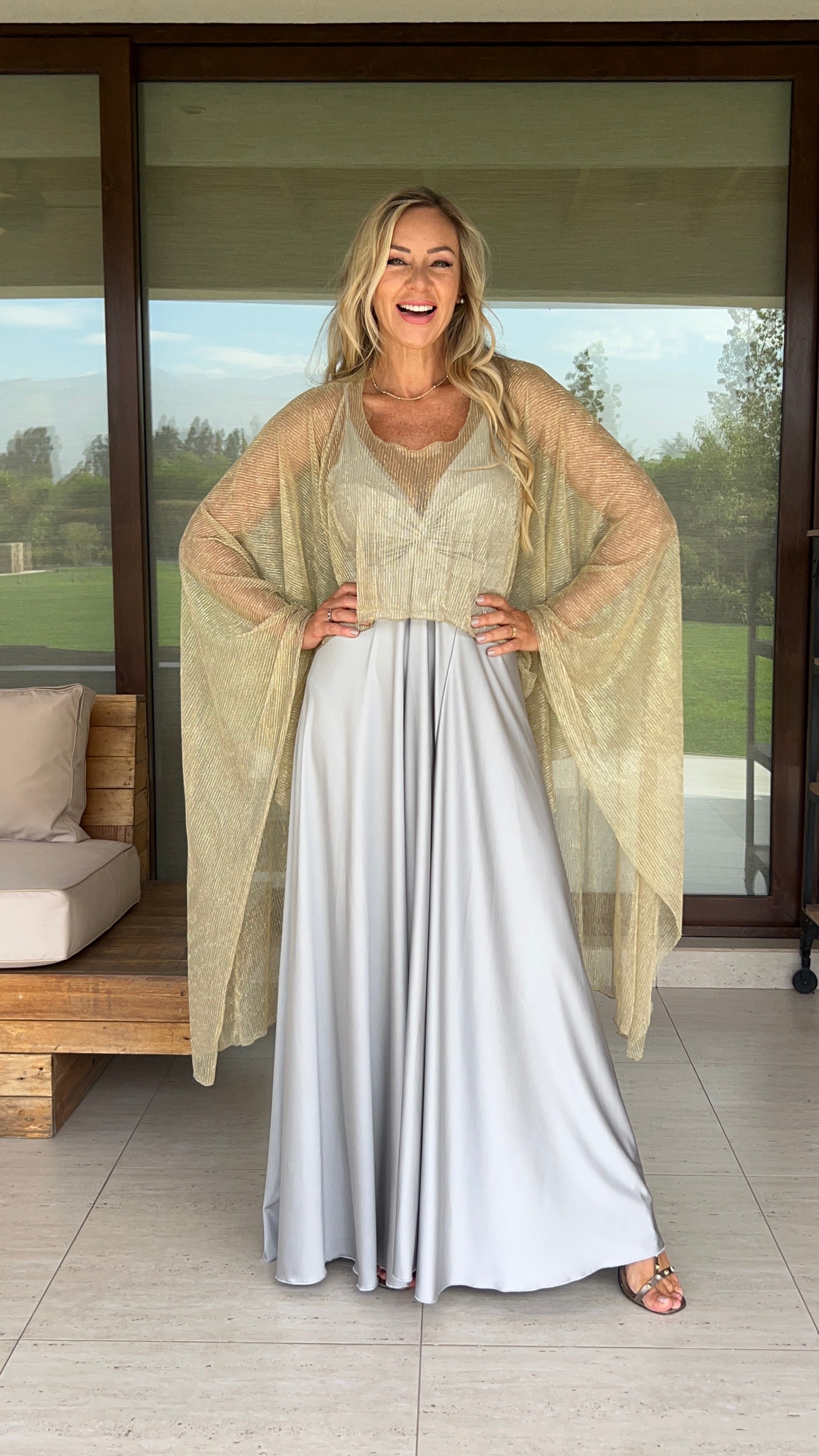 Vestido Mía Dupont Plata