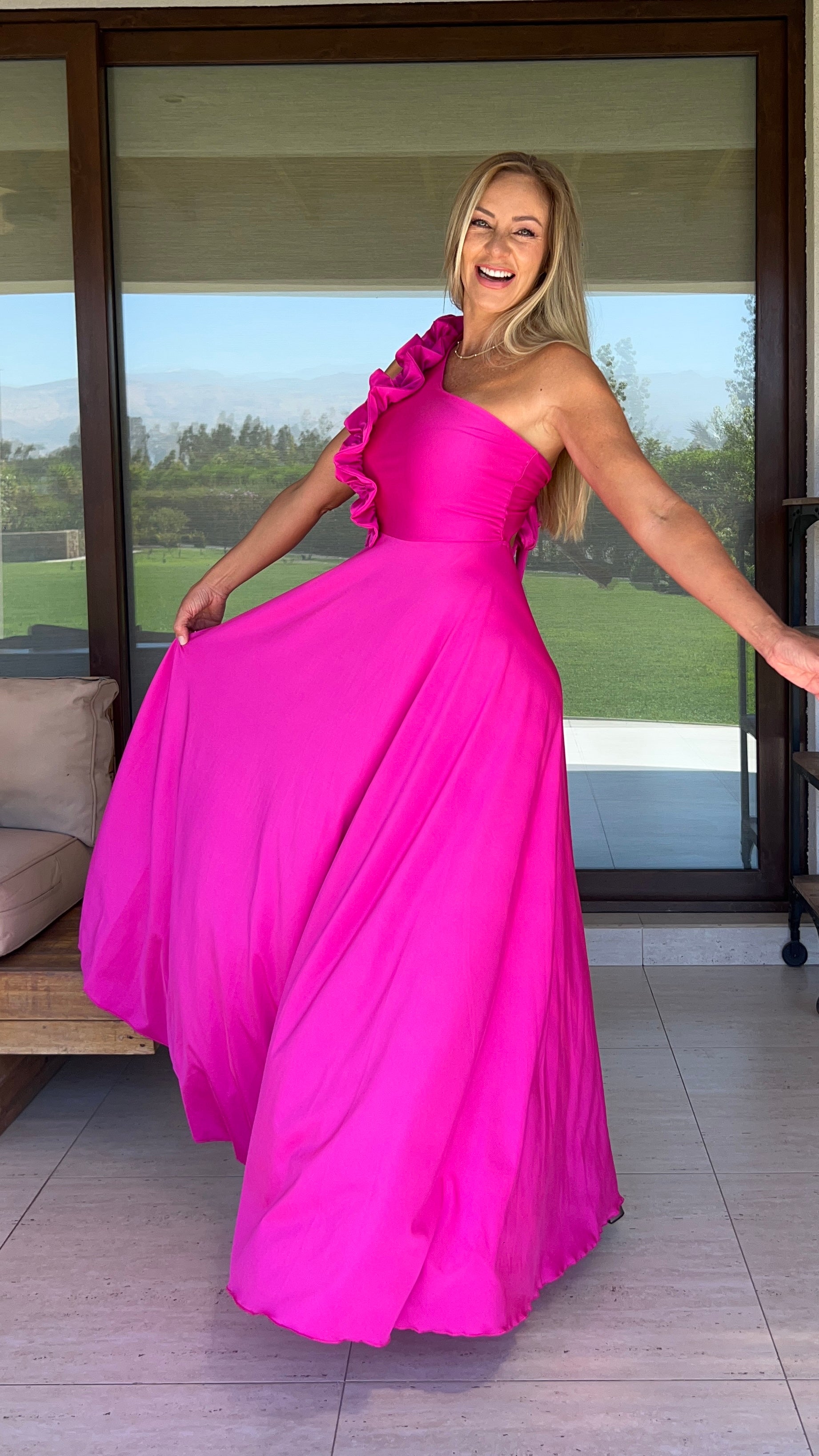 Vestido Camila Fucsia