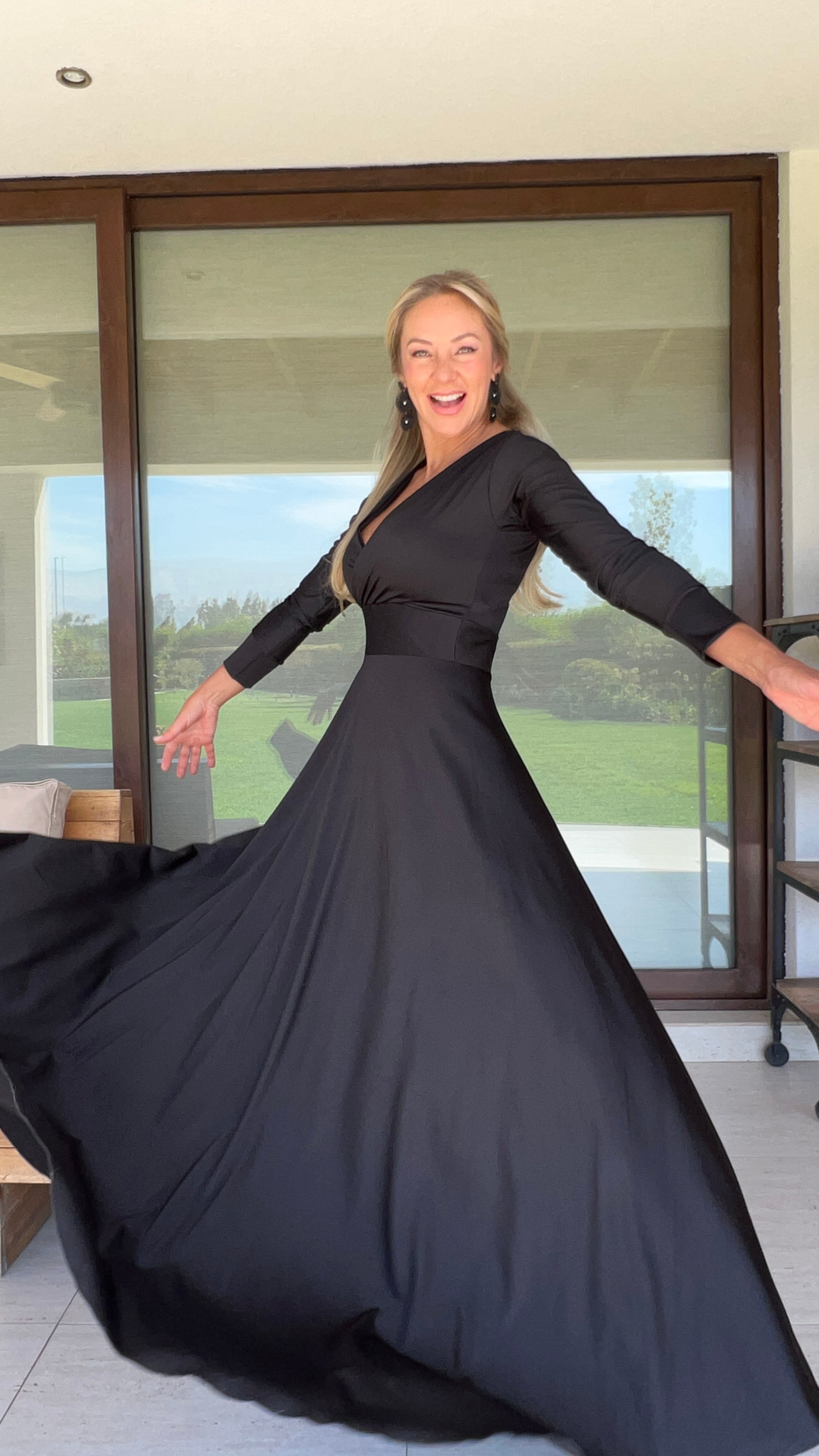 Vestido Pamela Dupont Negro