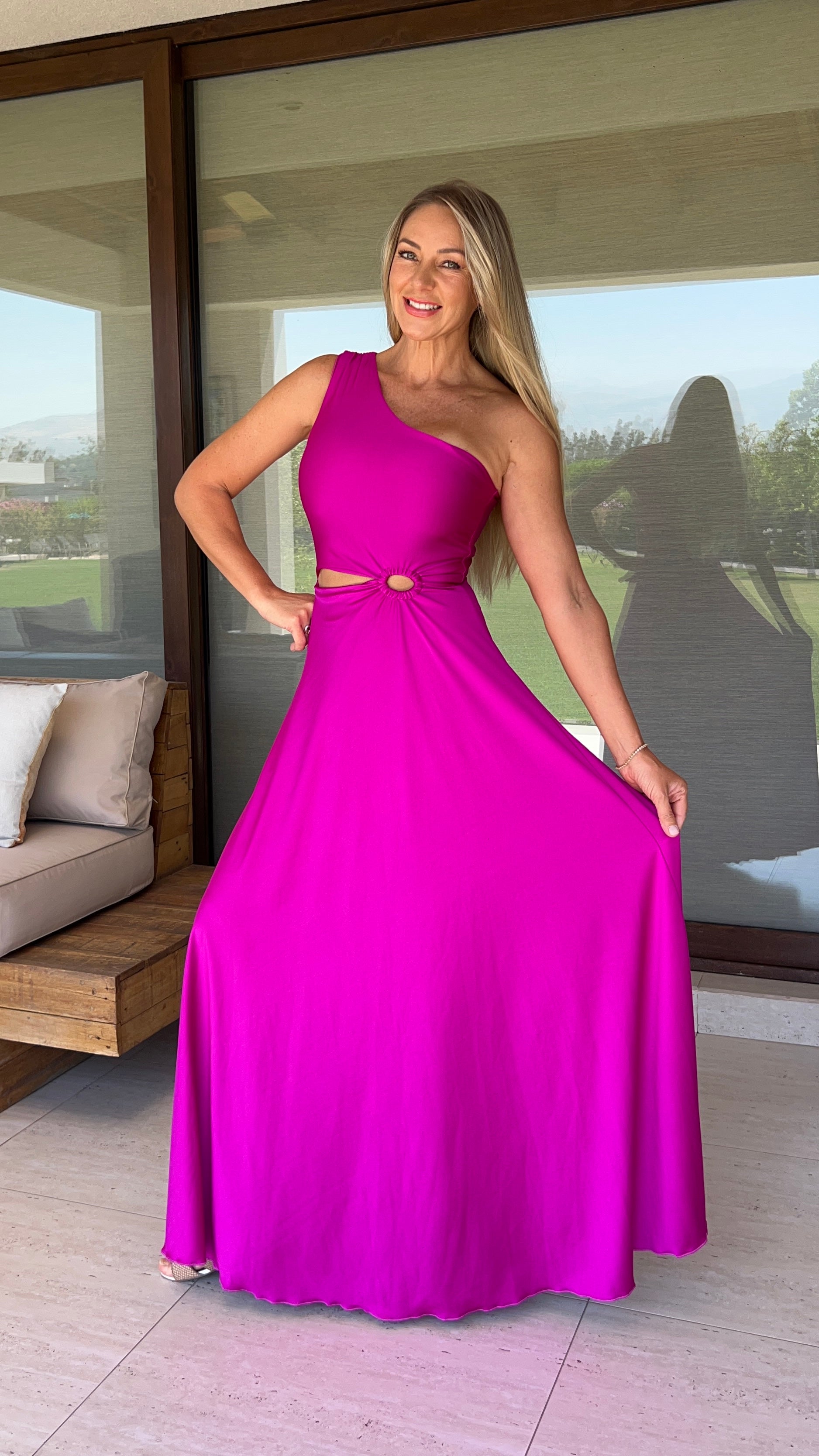 Vestido Isidora Magenta