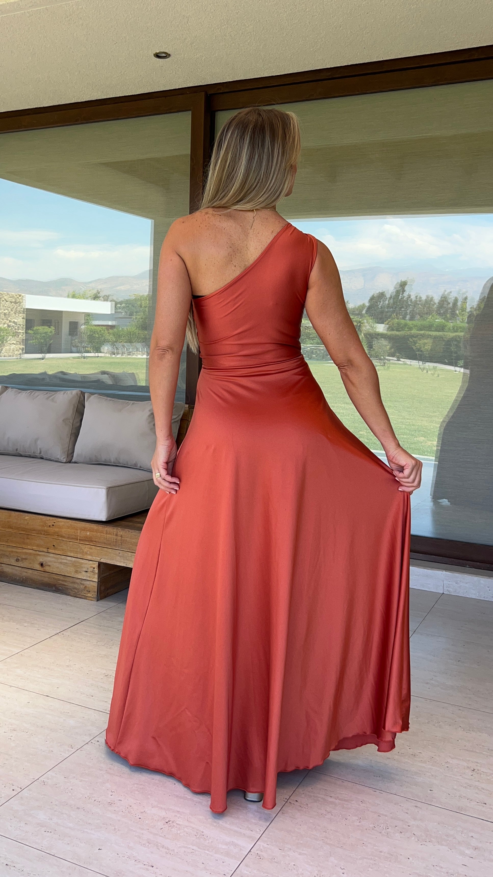 Vestido Isidora Dupont Cobre