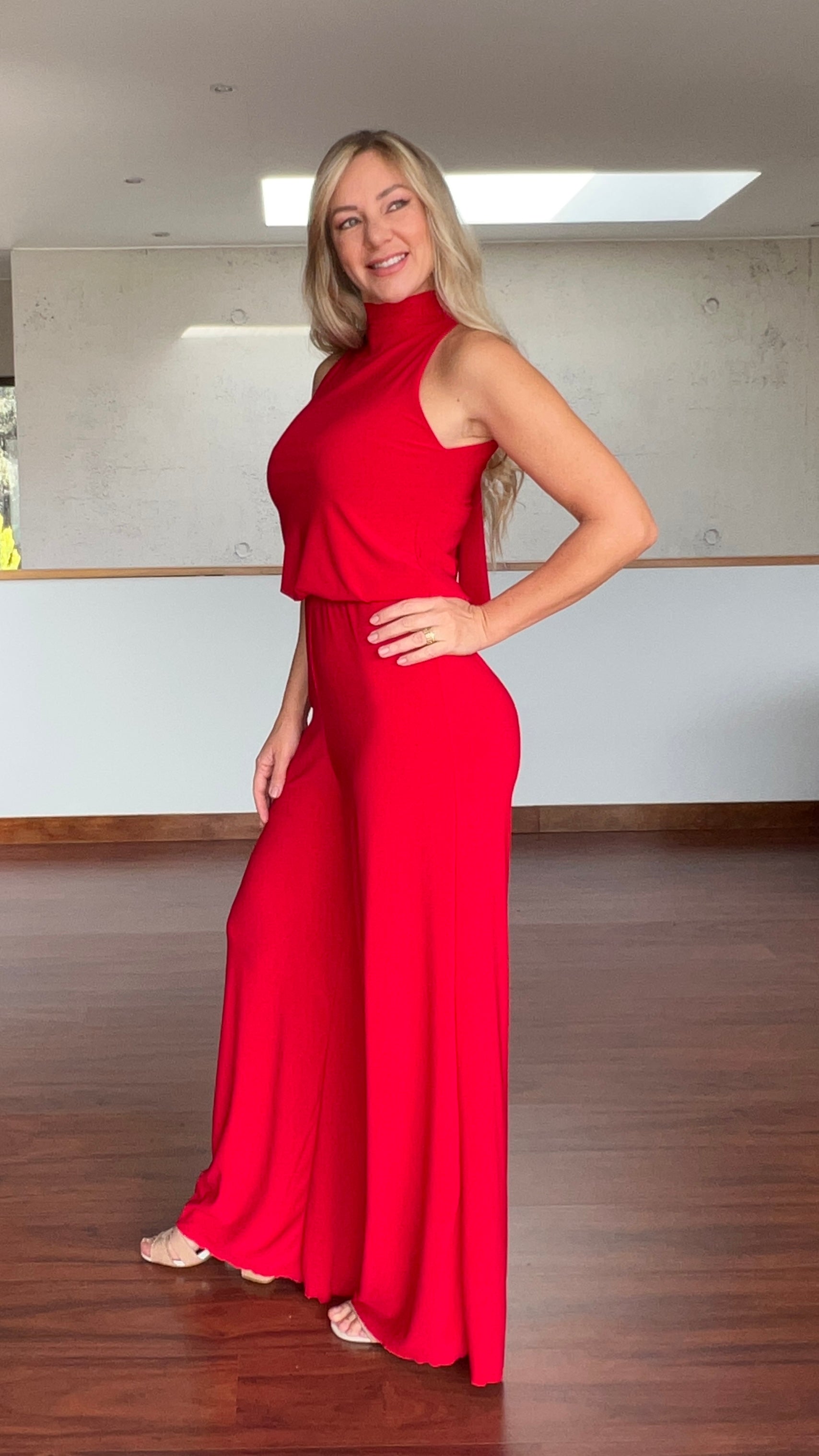 Enterito Halter Rojo| Enterito cuello alto rojo |Amoramar.cl 5