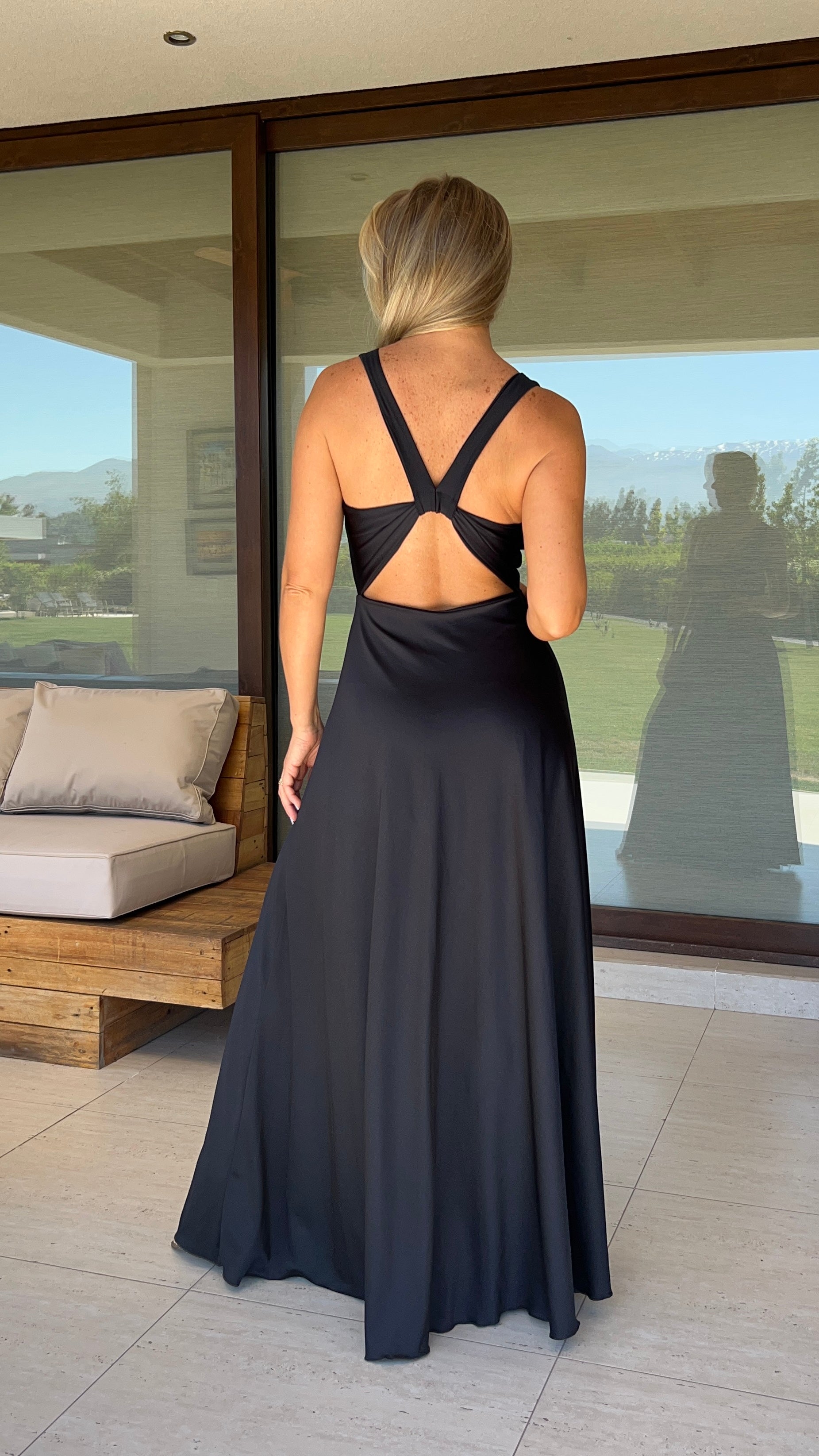 Vestido Ignacia Malva| Vestido largo fiesta mujer malva lila |Amoramar.cl 1