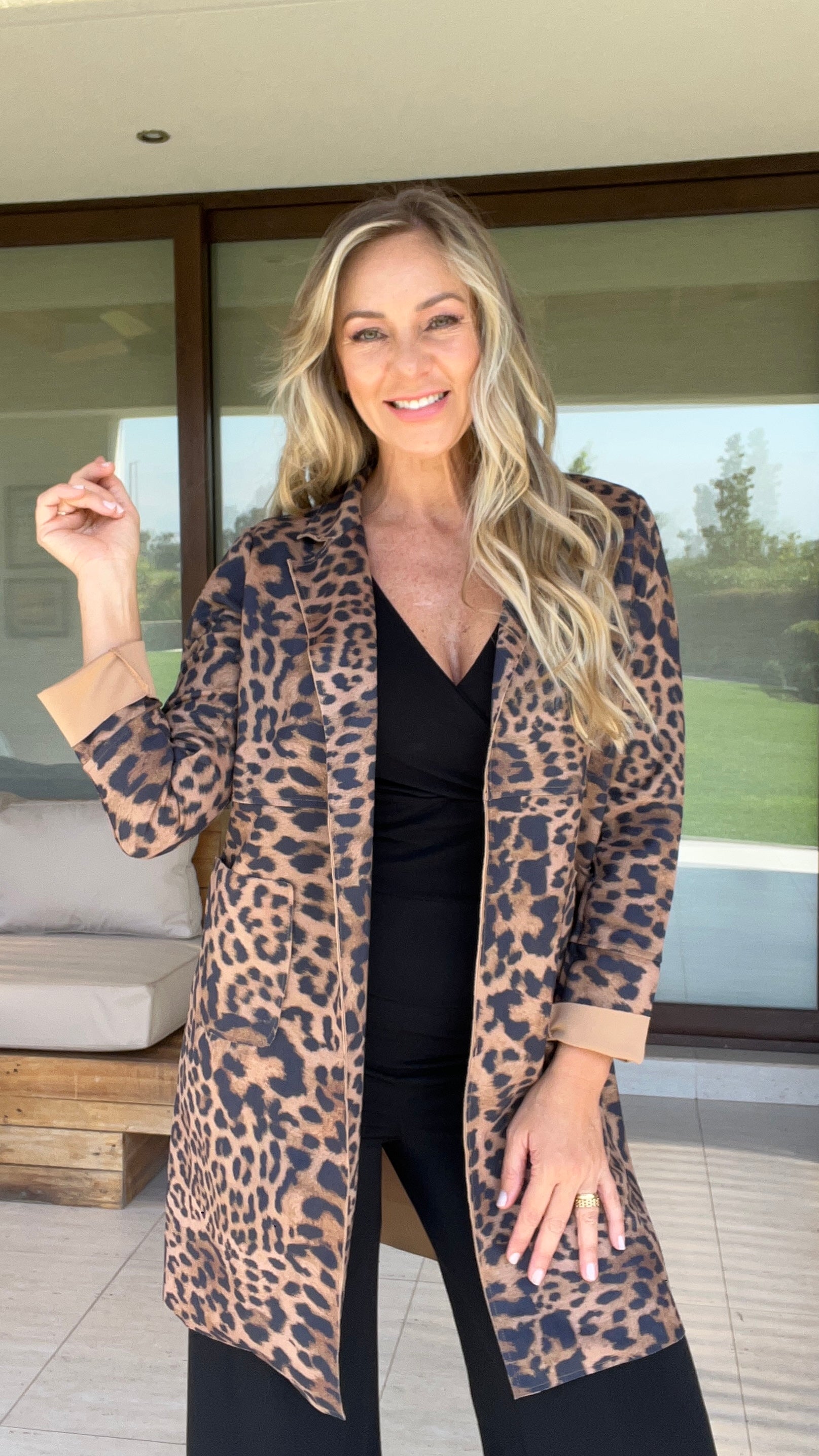 Chaleco Alexa Print