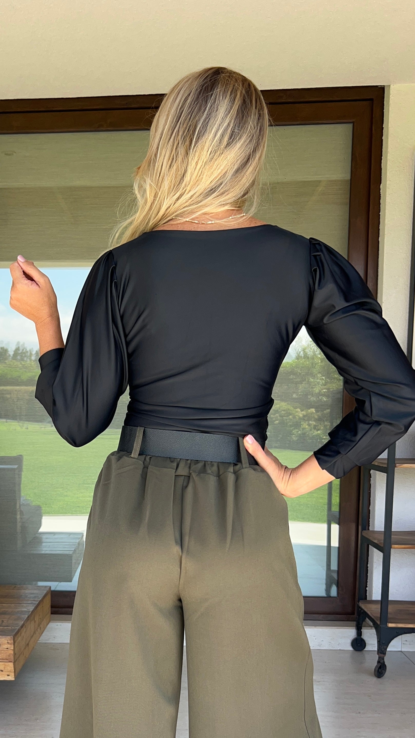 Pantalón Sastre Verde Musgo