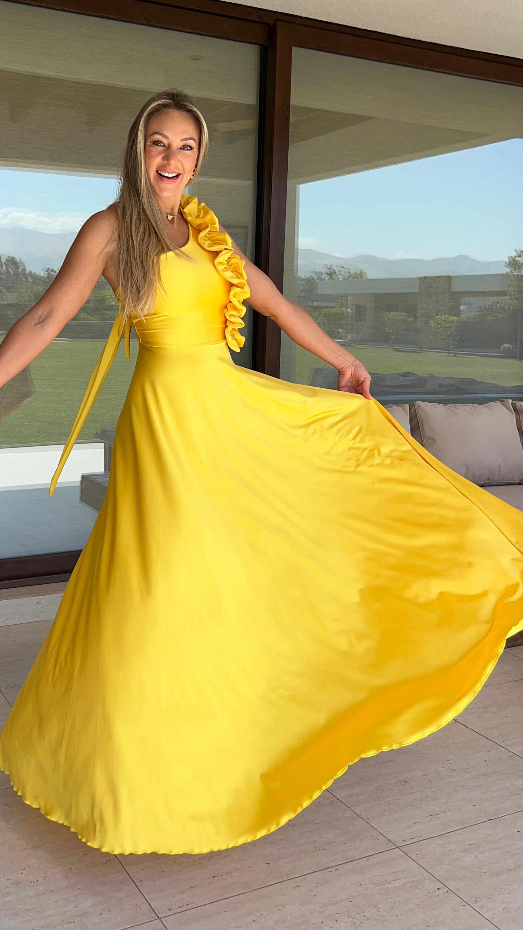 Vestido Camila Amarillo