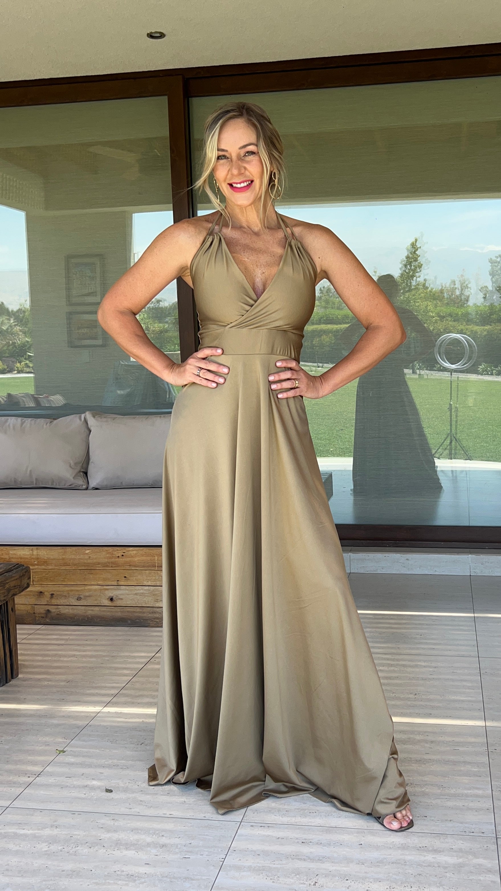 Vestido Beatriz Gold