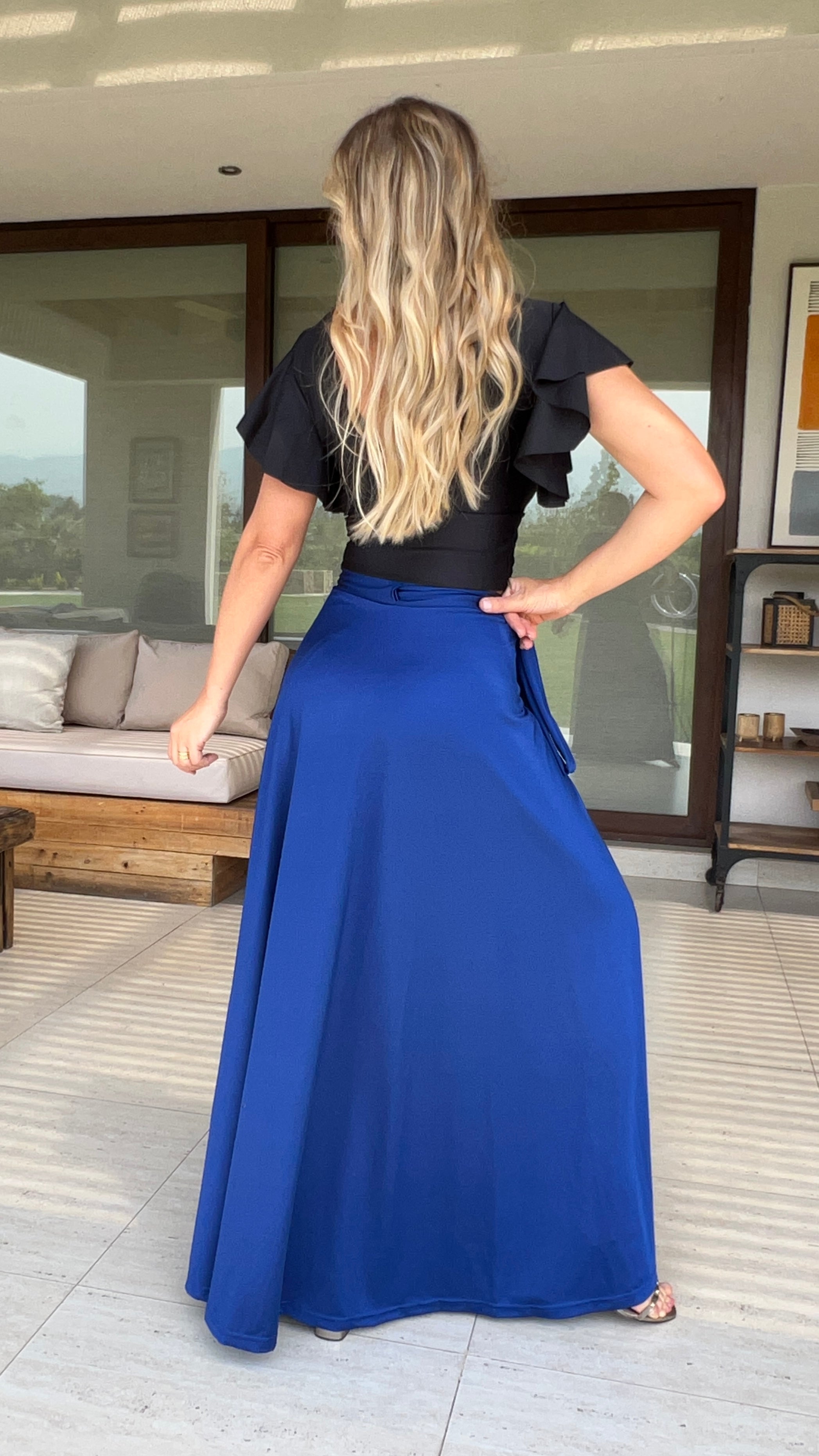 Falda Envolvente Dupont Azul Rey