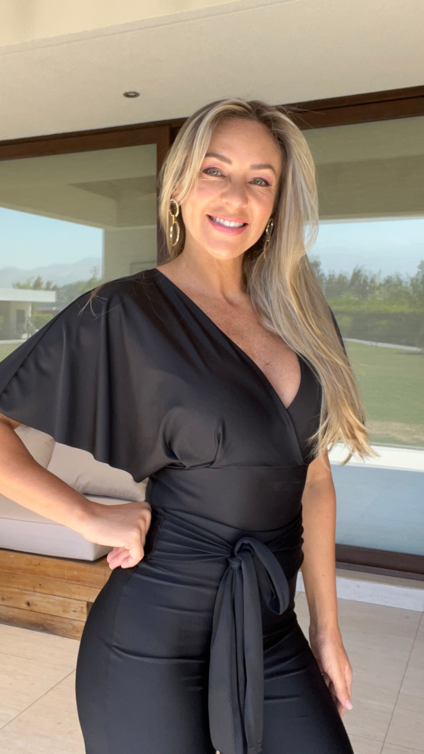 Top Carmela Negro