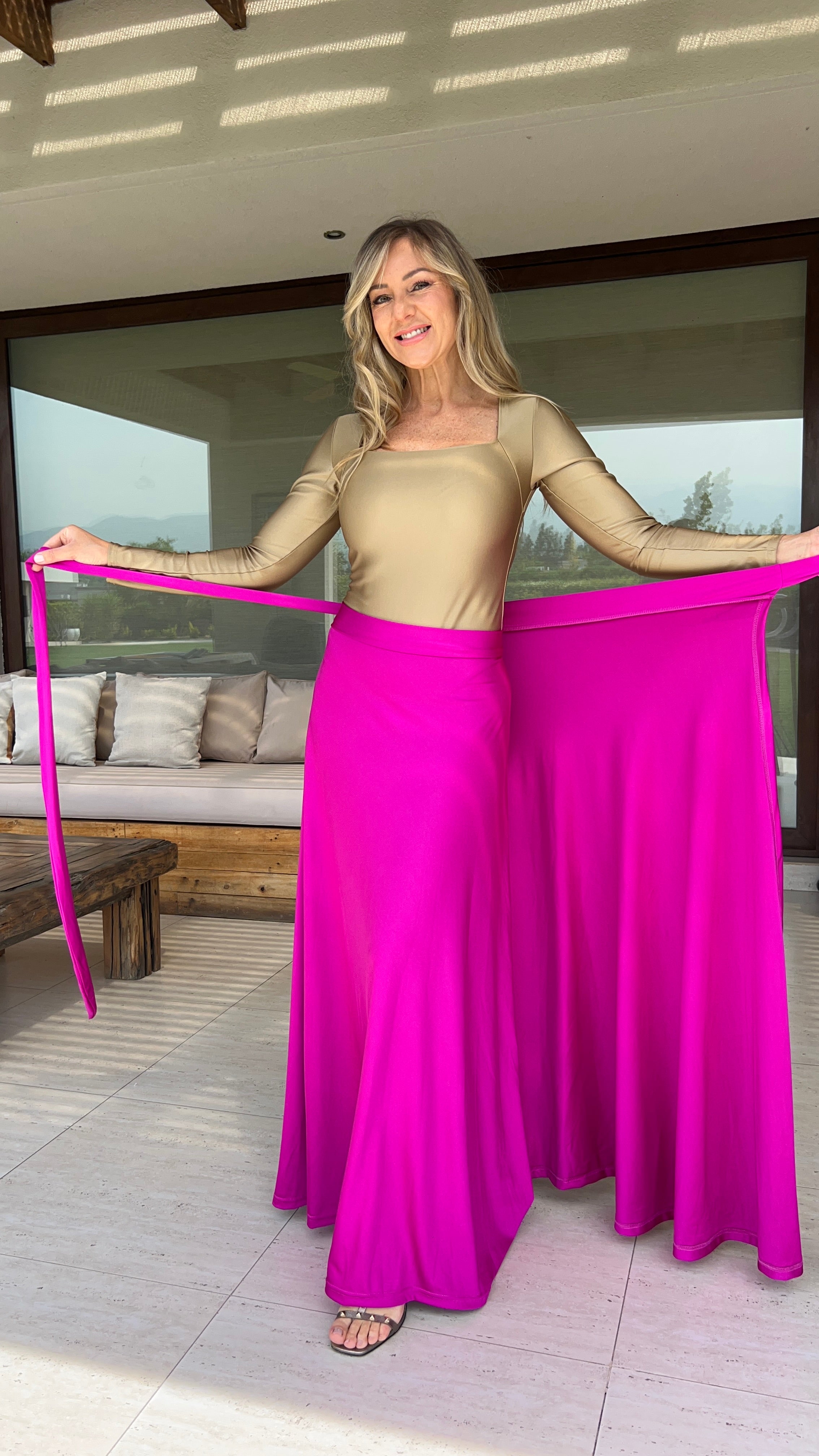 Falda Envolvente Dupont Magenta