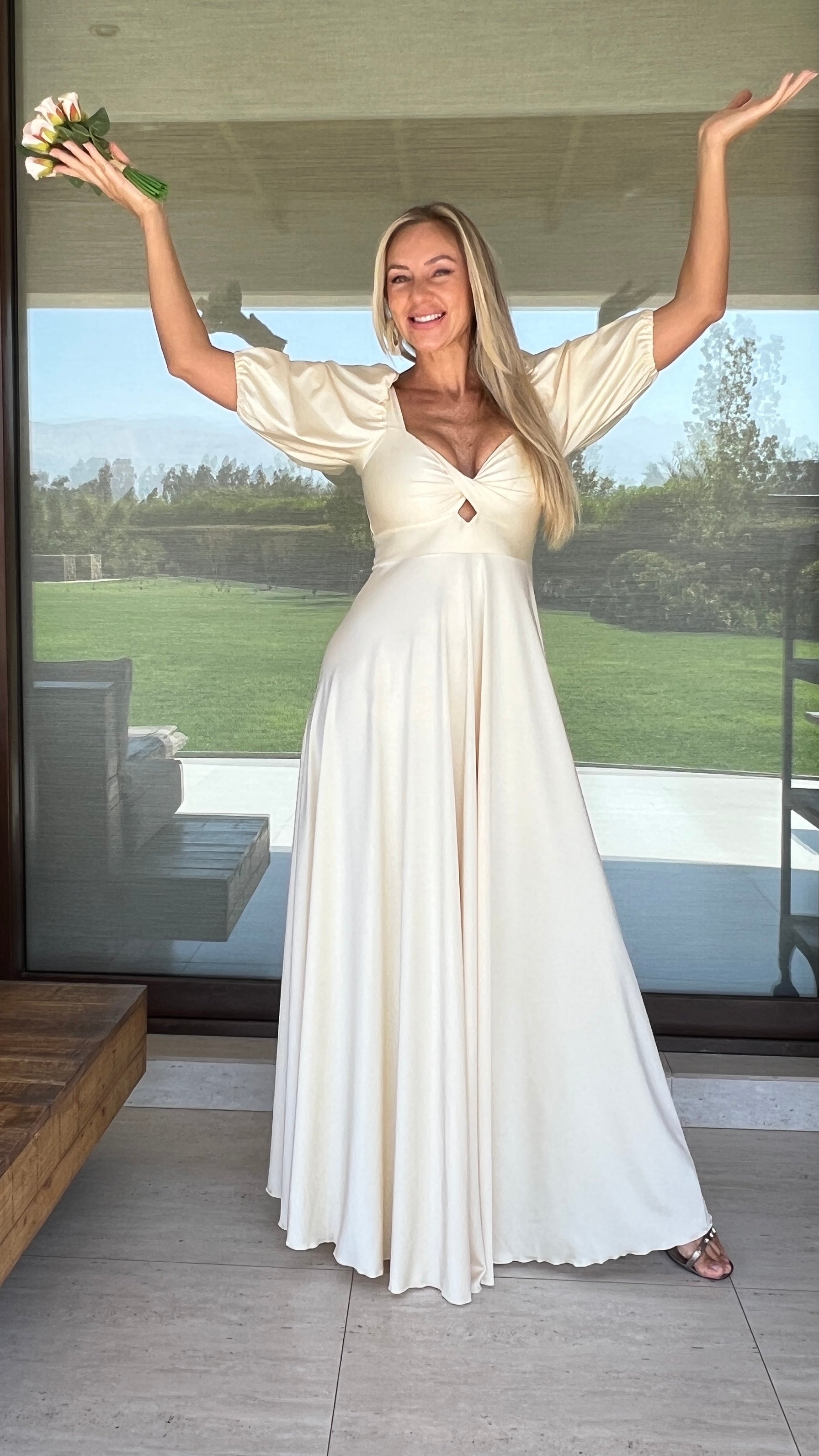 Vestido Valentina Dupont Marfil