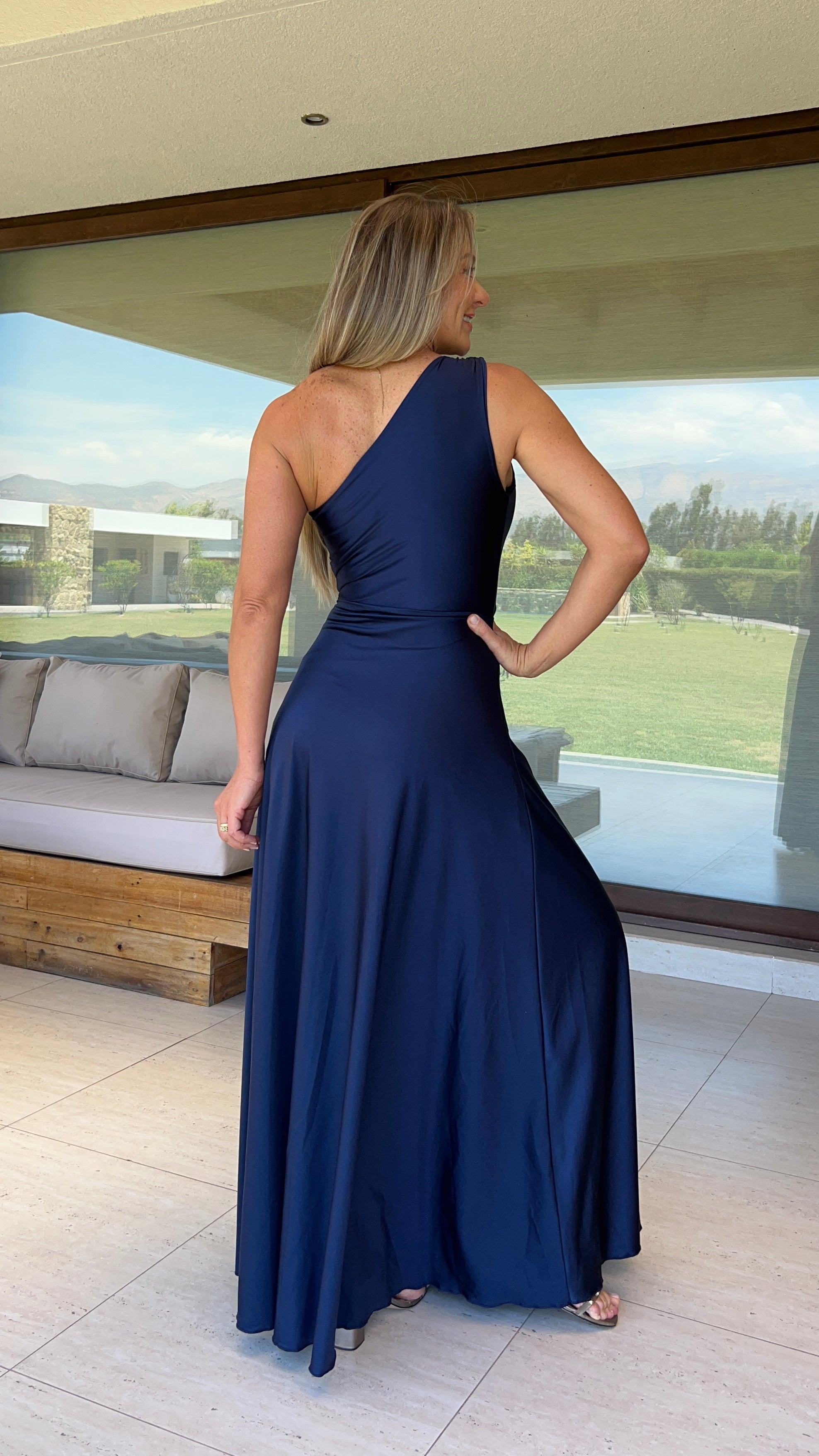 Vestido Isidora Azul Marino