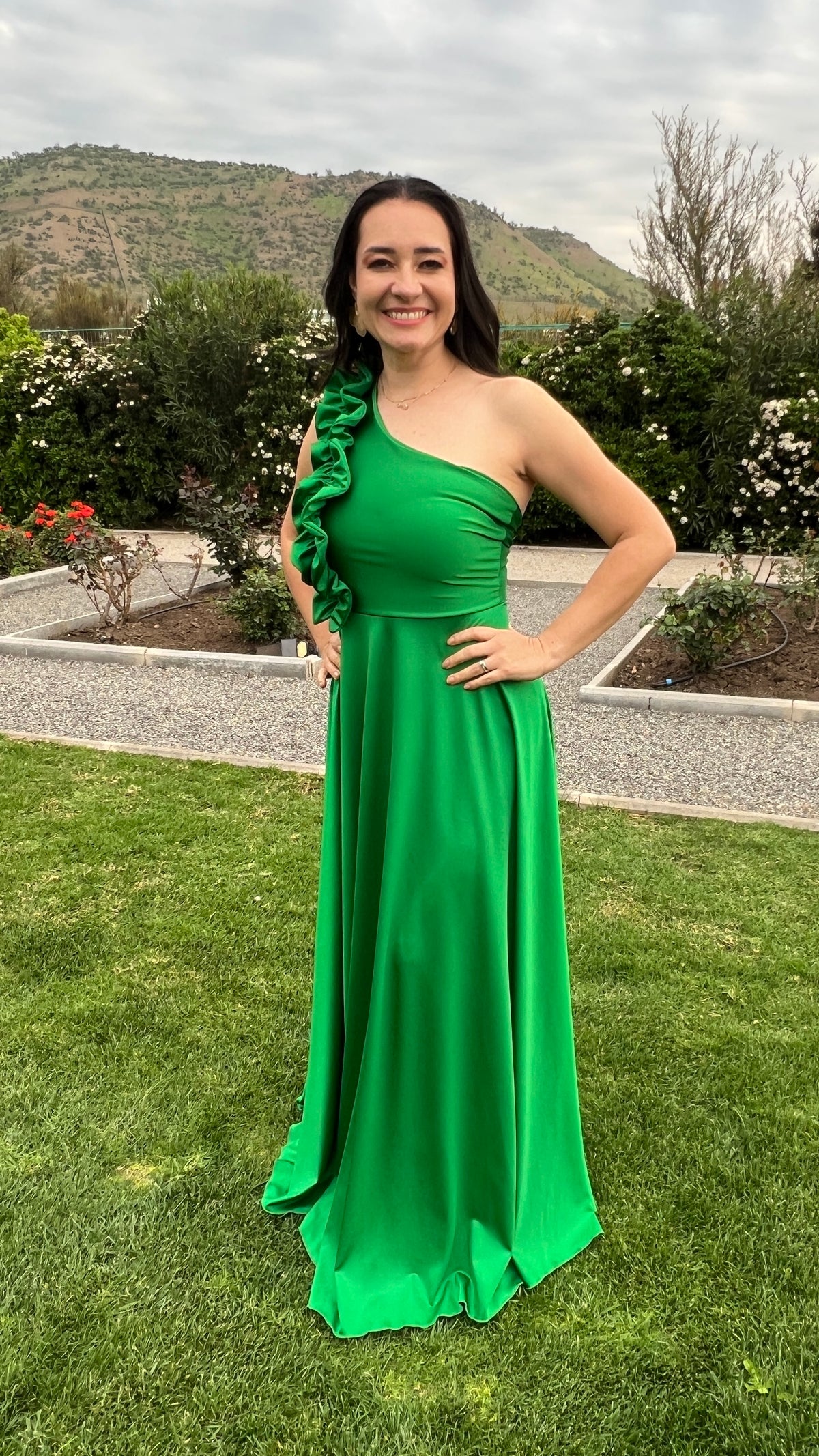 Vestido Camila Verde Cata