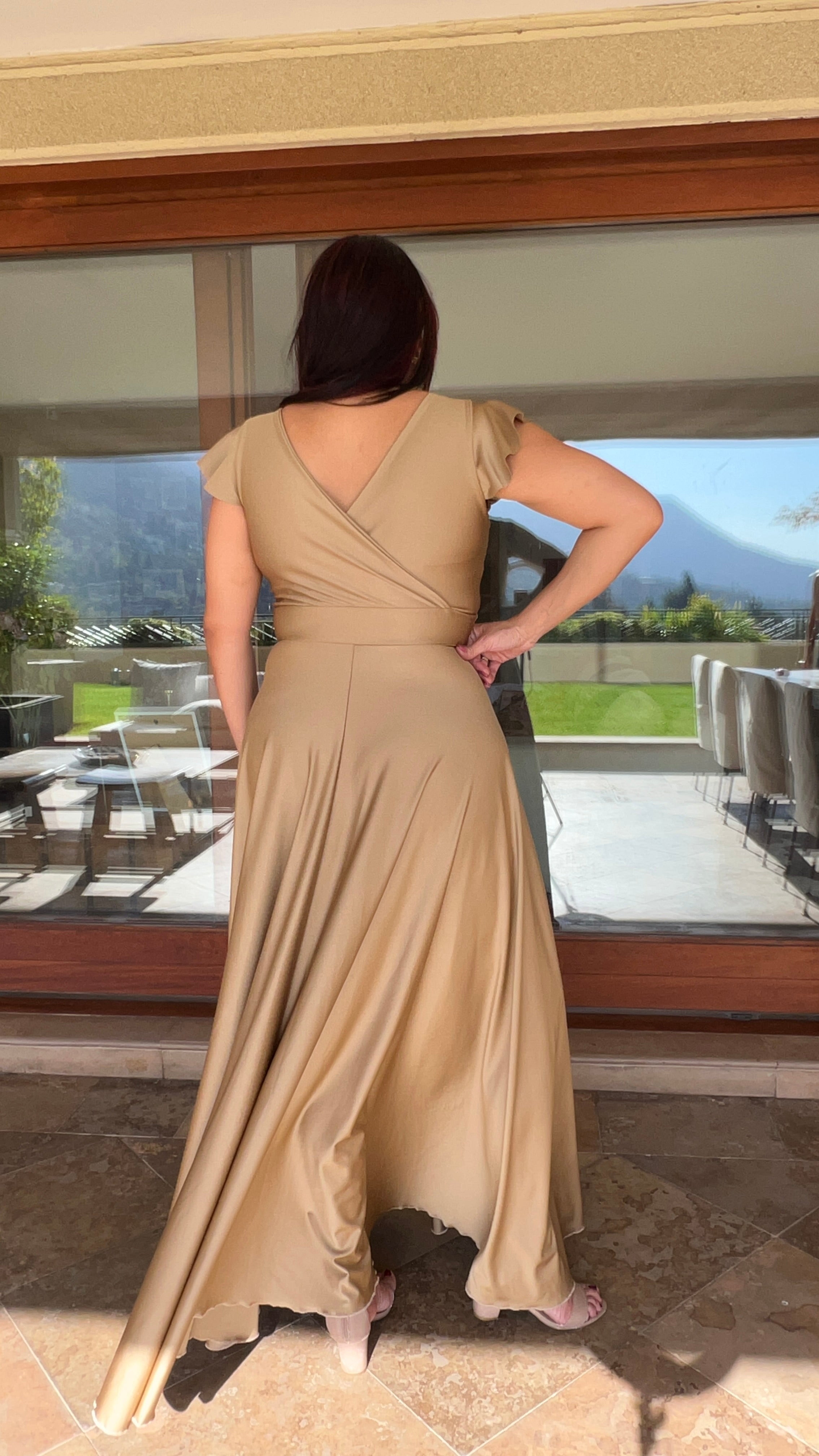 Vestido Isabella Dupont Gold