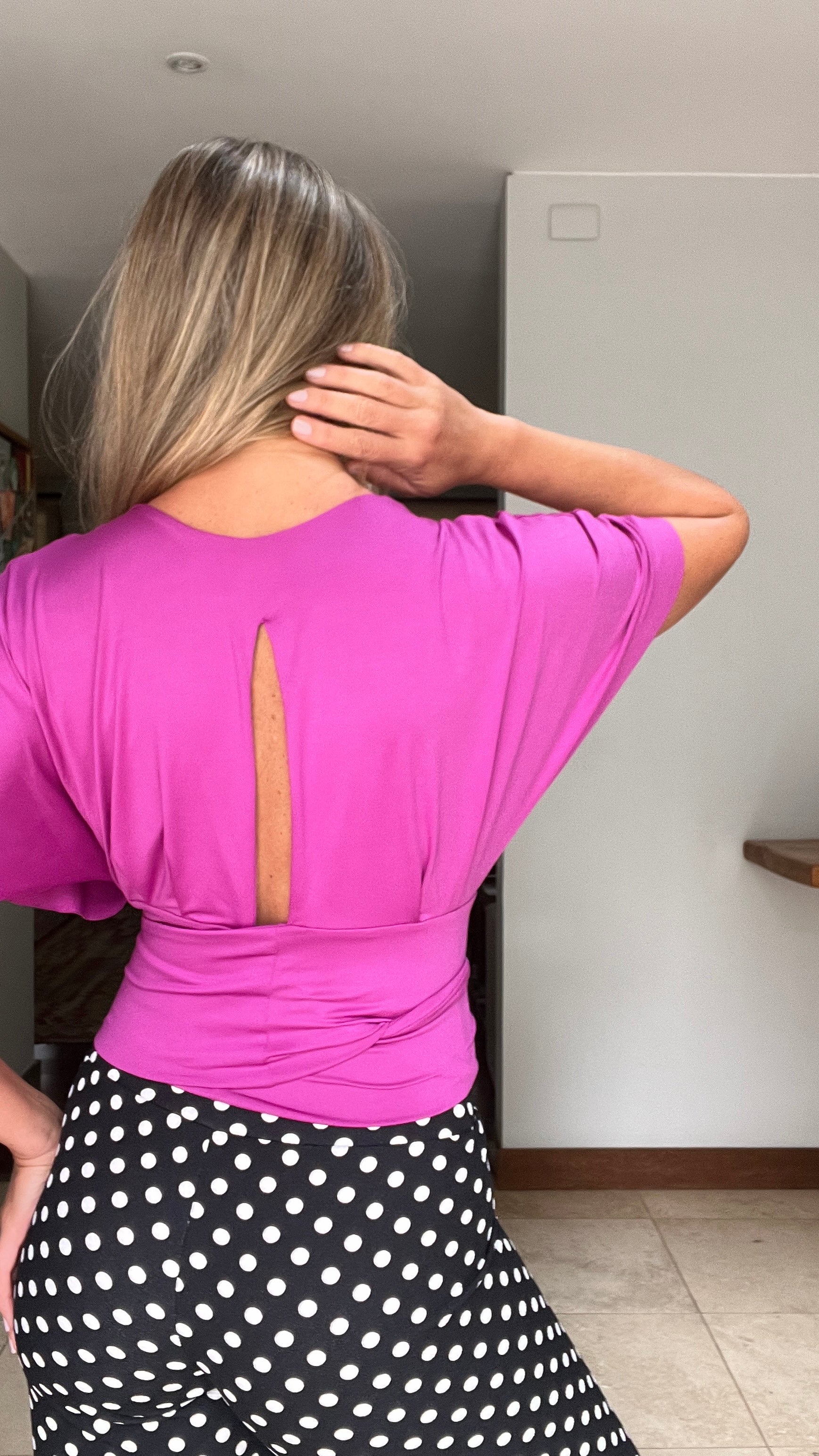 Top Julia Magenta Claro