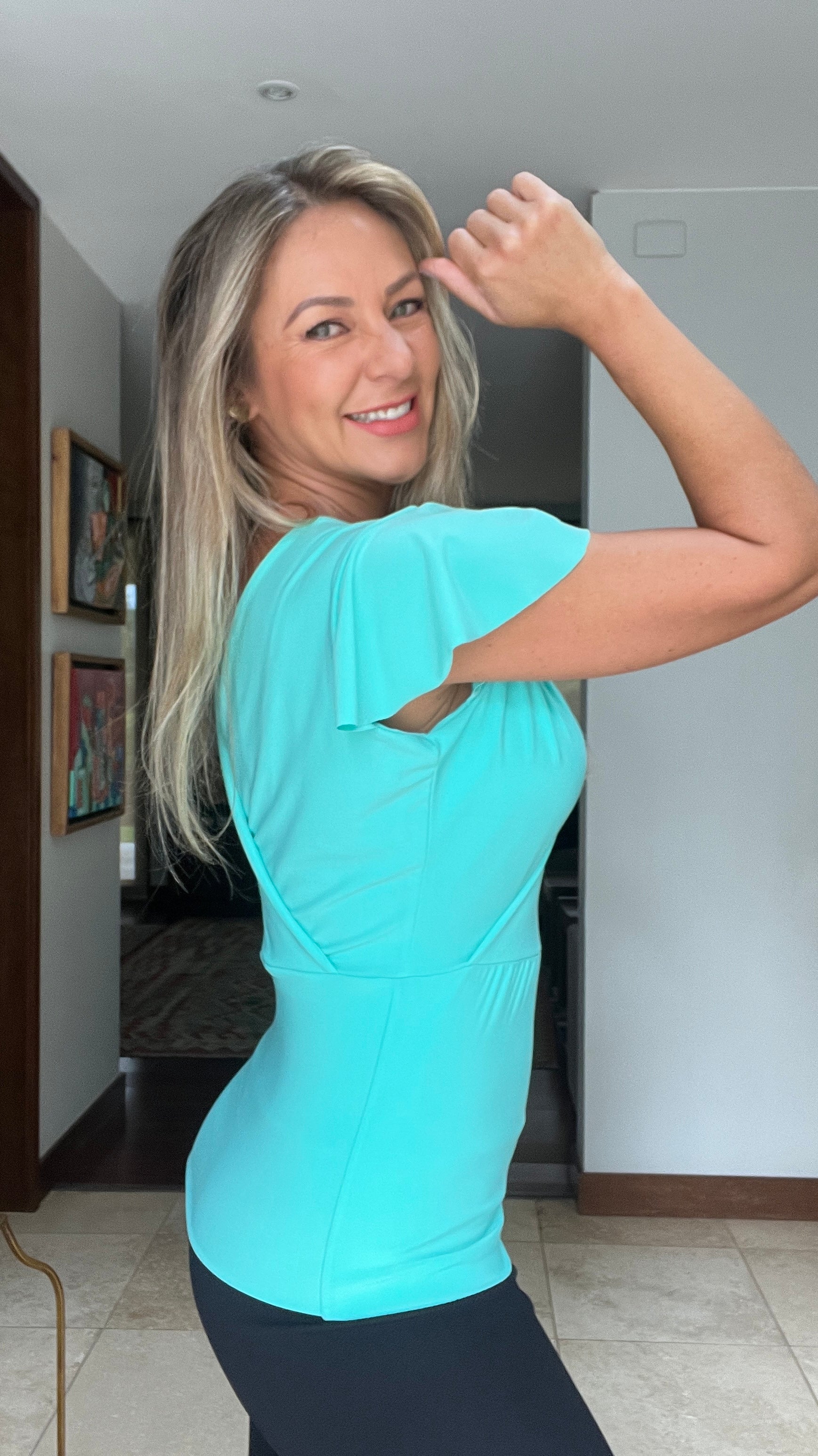 Maxipolera Verde Agua