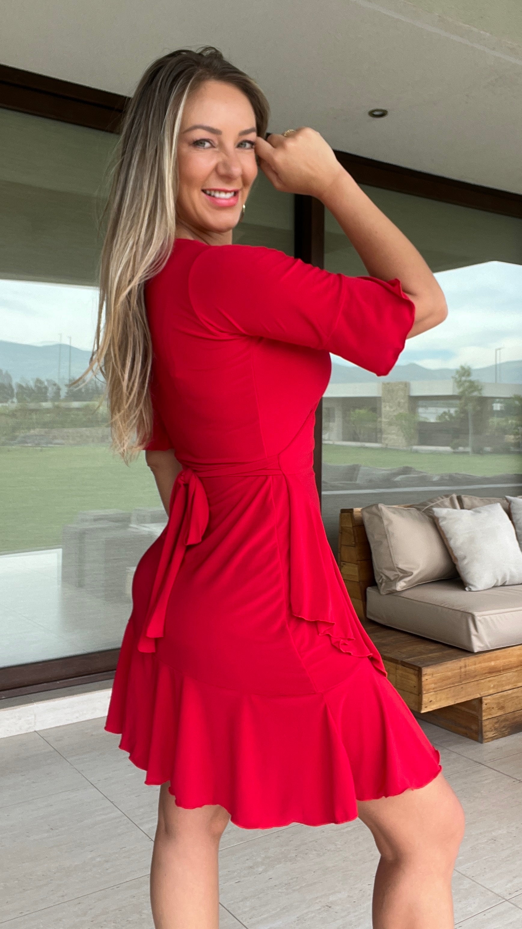 Vestido MILA Rojo