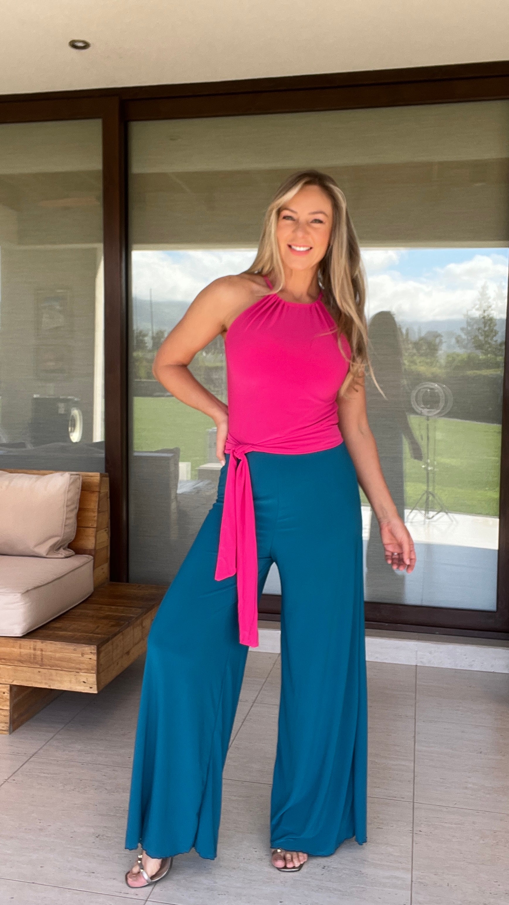 Enterito Eva Fucsia/Azul
