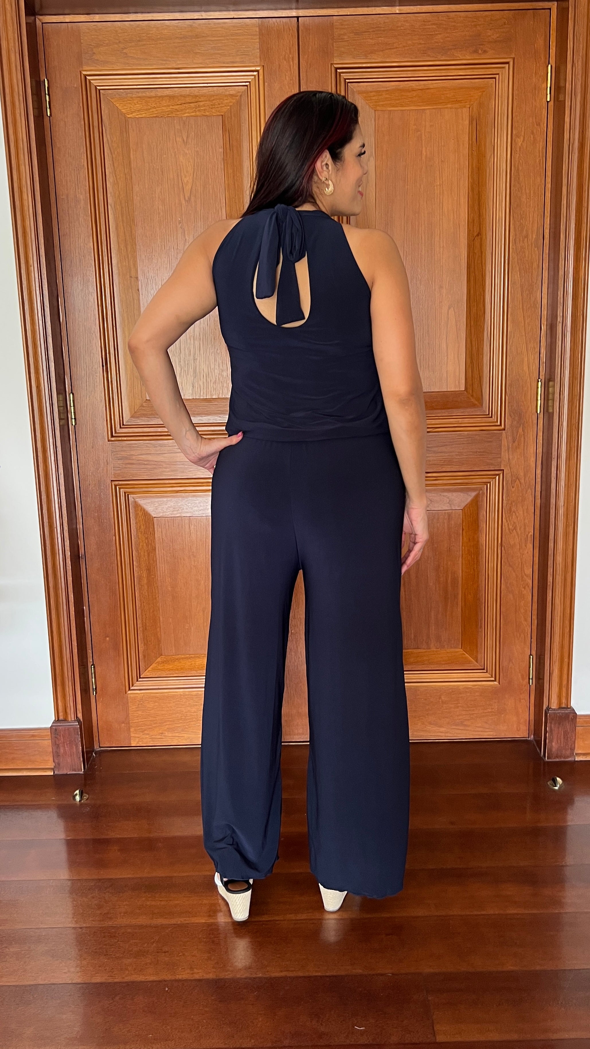 Enterito Halter Azul Marino