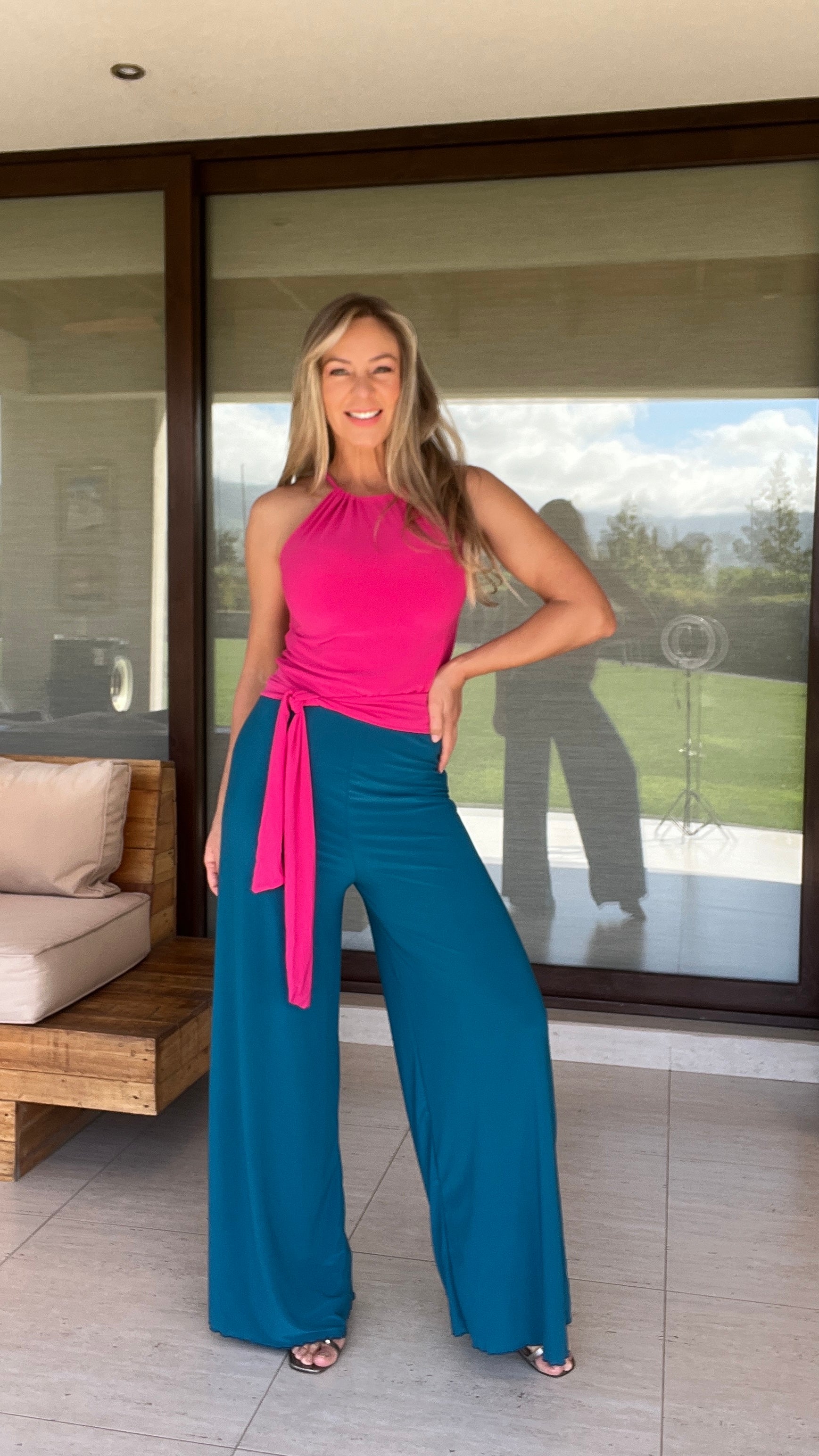 Enterito Eva Fucsia/Azul