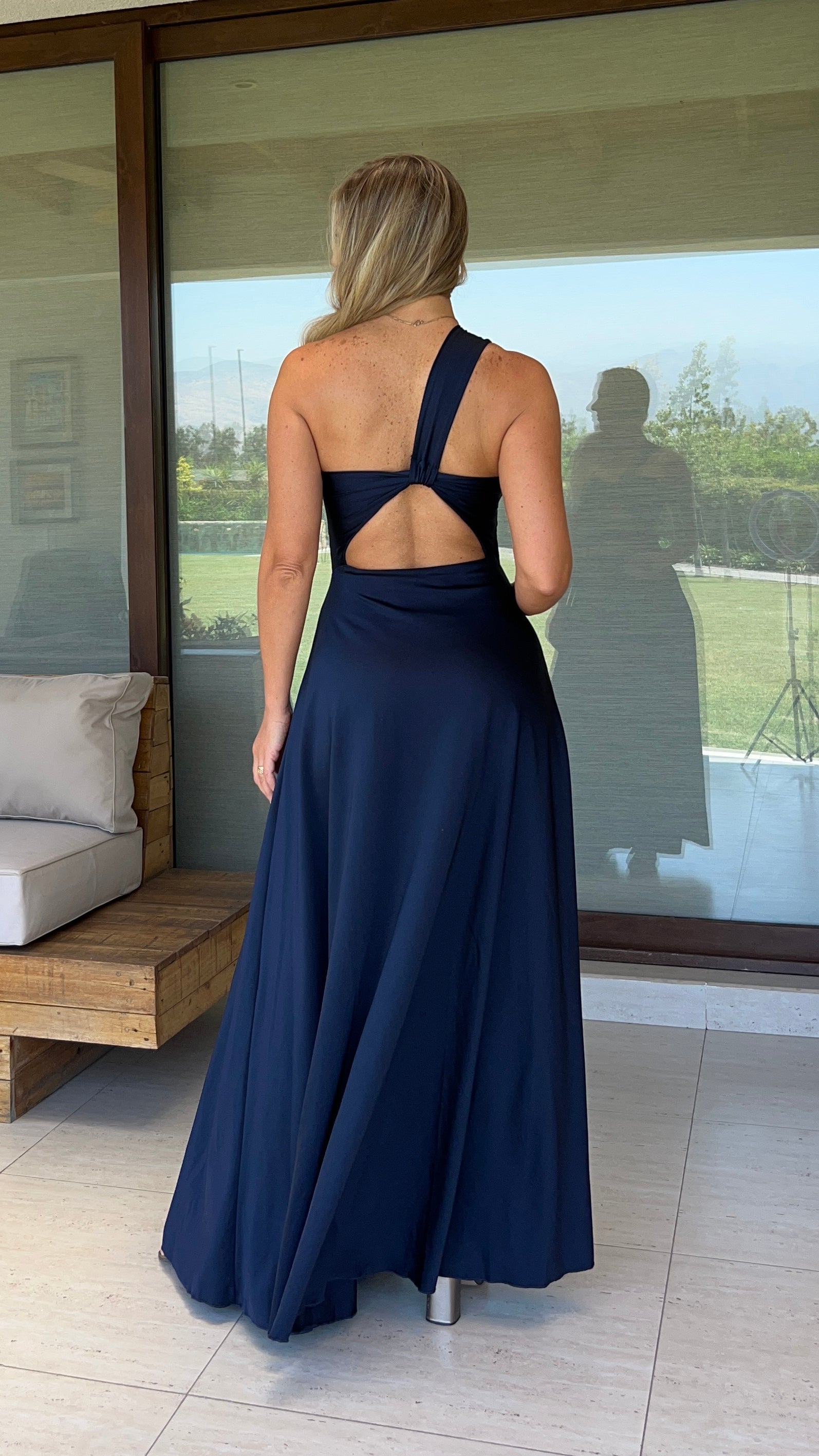 Vestido Paulina Azul Marino