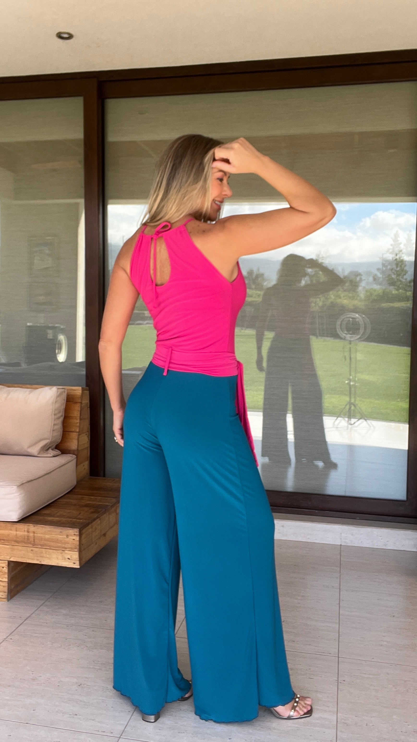 Enterito Eva Fucsia/Azul