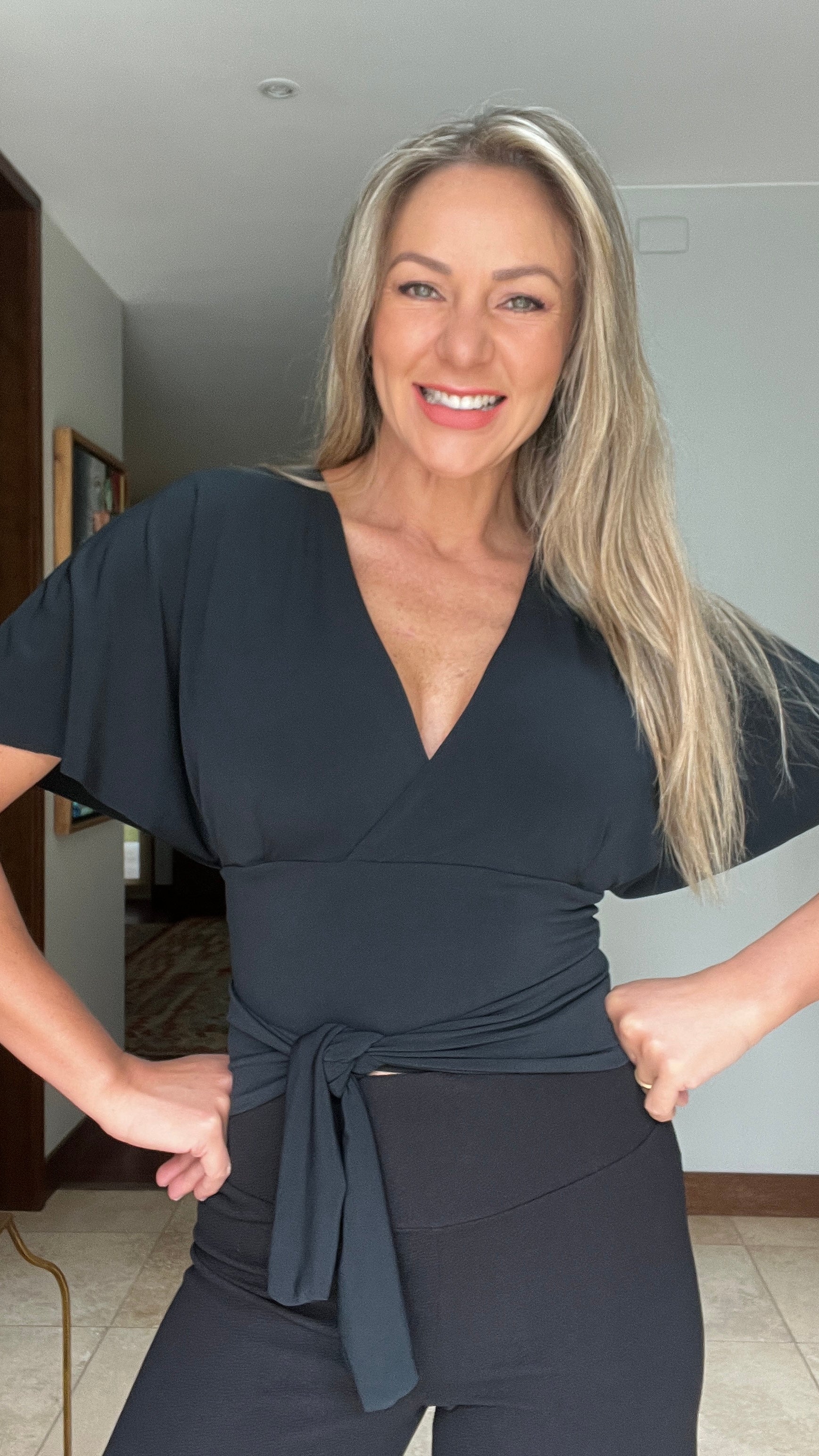 Top Julia Negro| Top manga murcielago negro| amoramar.cl 9